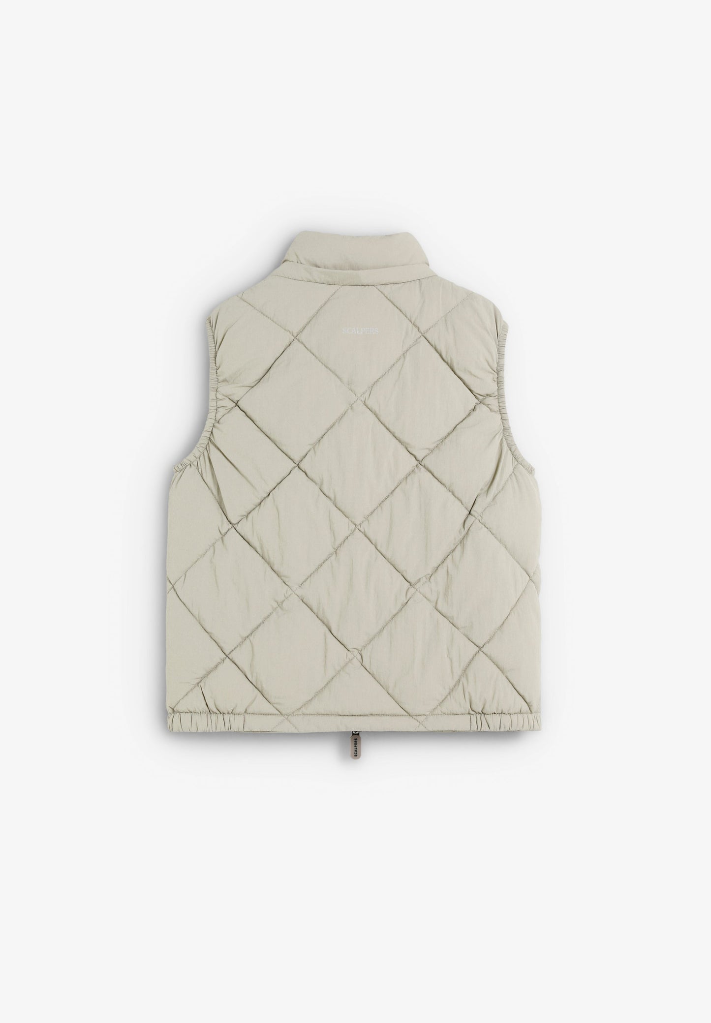 SKULL PUFFER VEST WITH HOOD