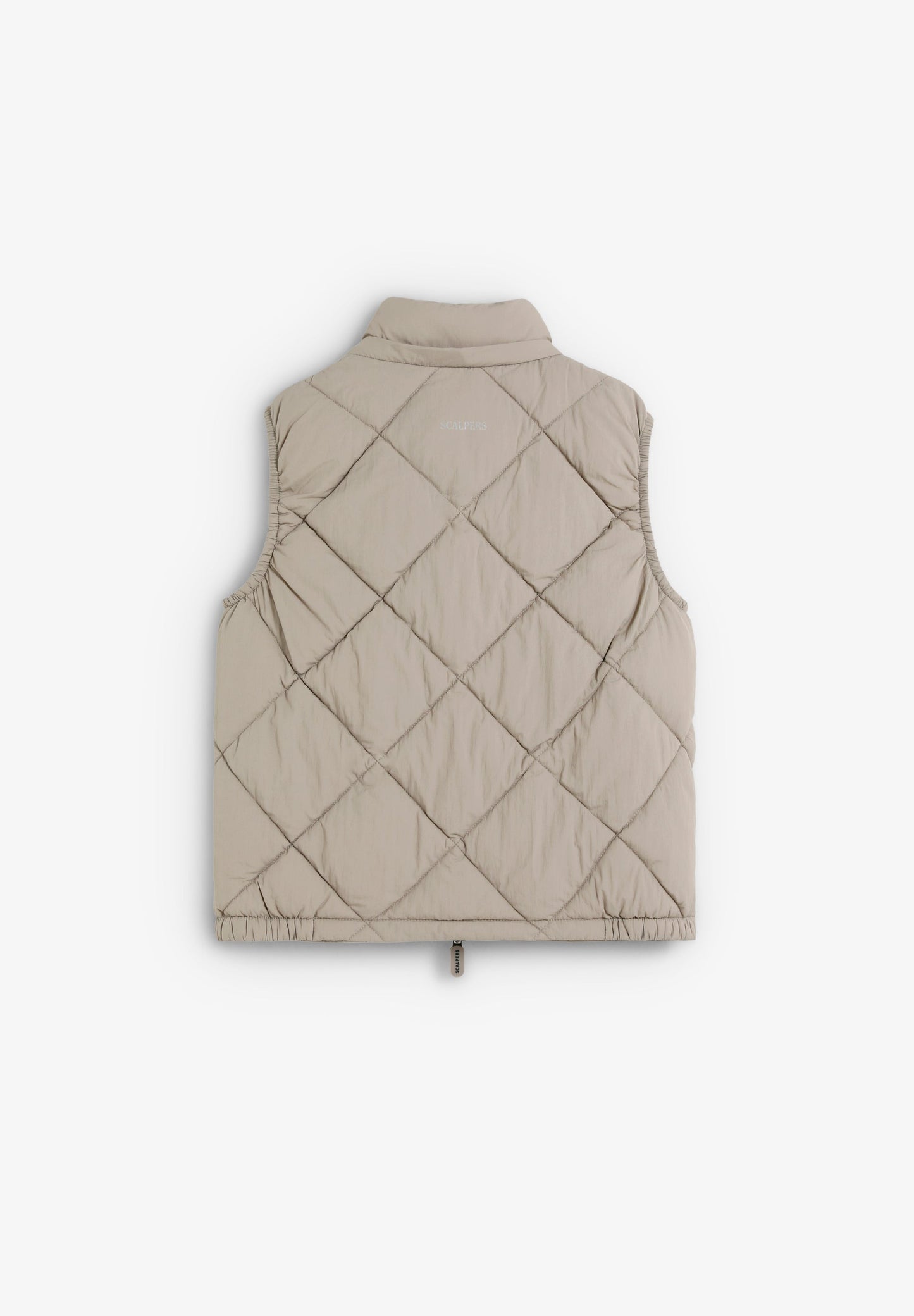 SKULL PUFFER VEST WITH HOOD