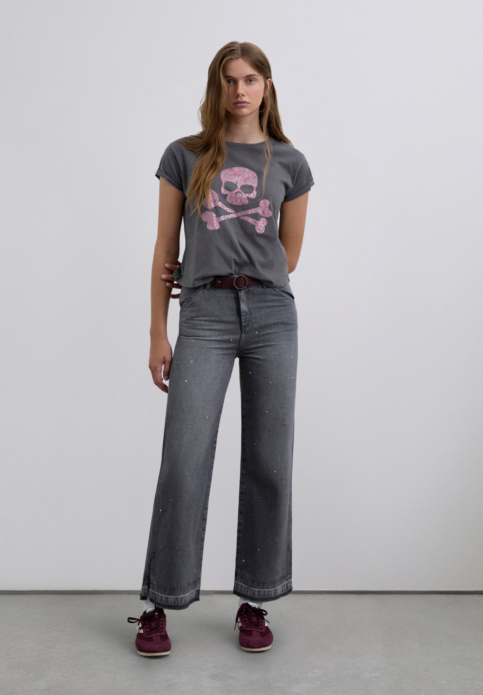 STUDDED CULOTTES