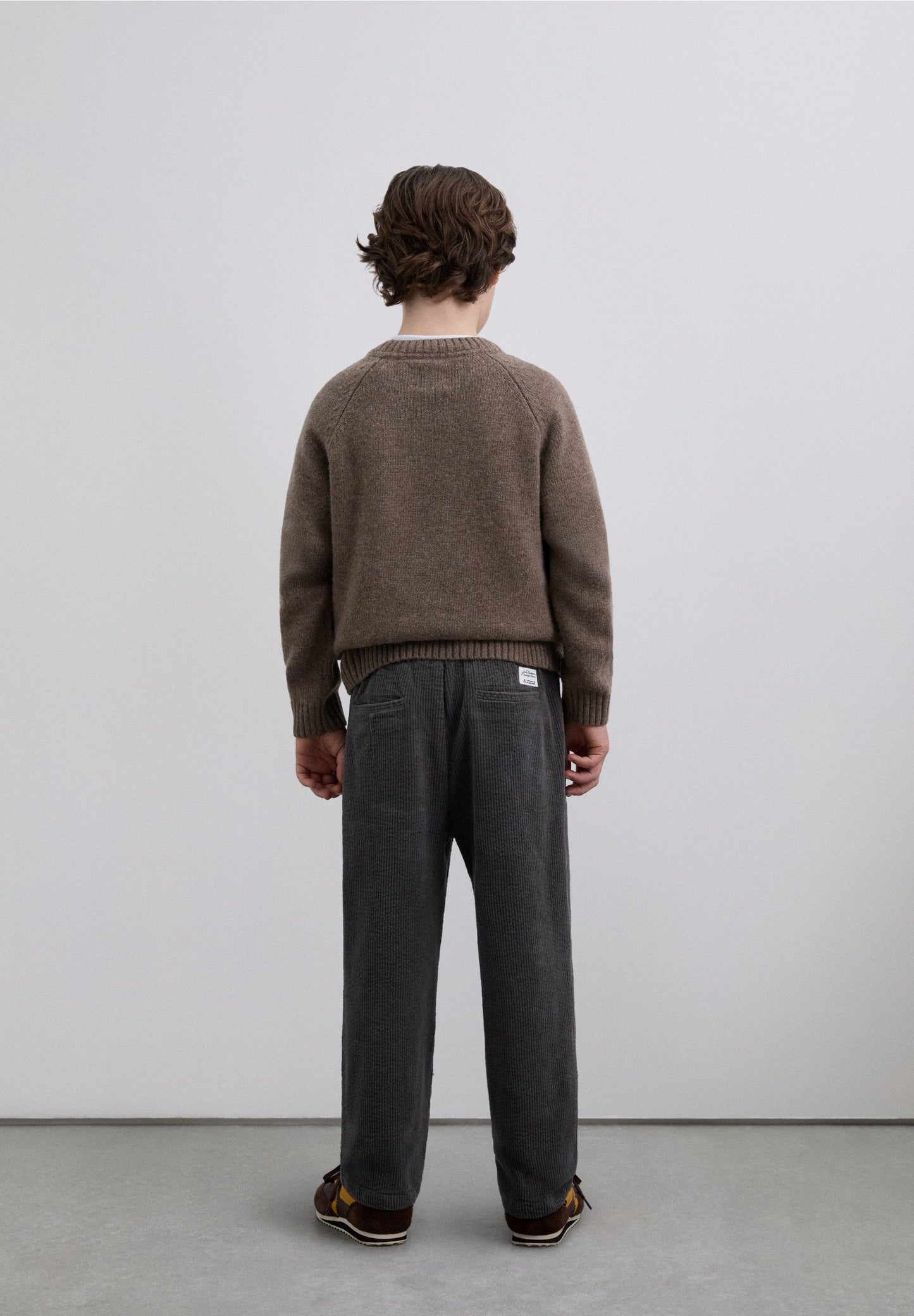 STRAIGHT CUT CORDUROY TROUSERS