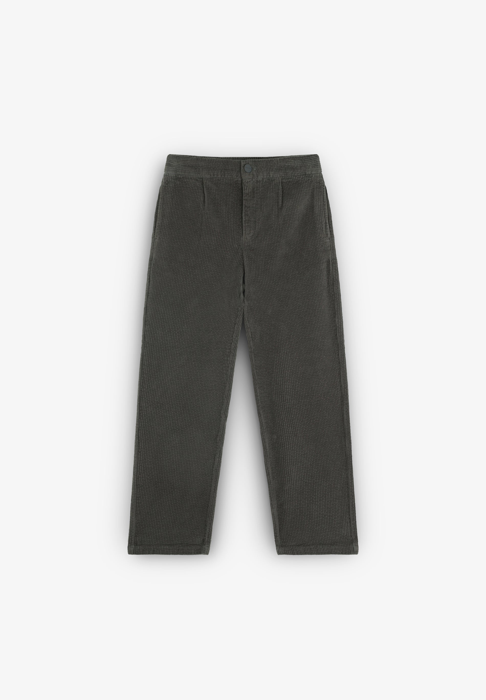 STRAIGHT CUT CORDUROY TROUSERS