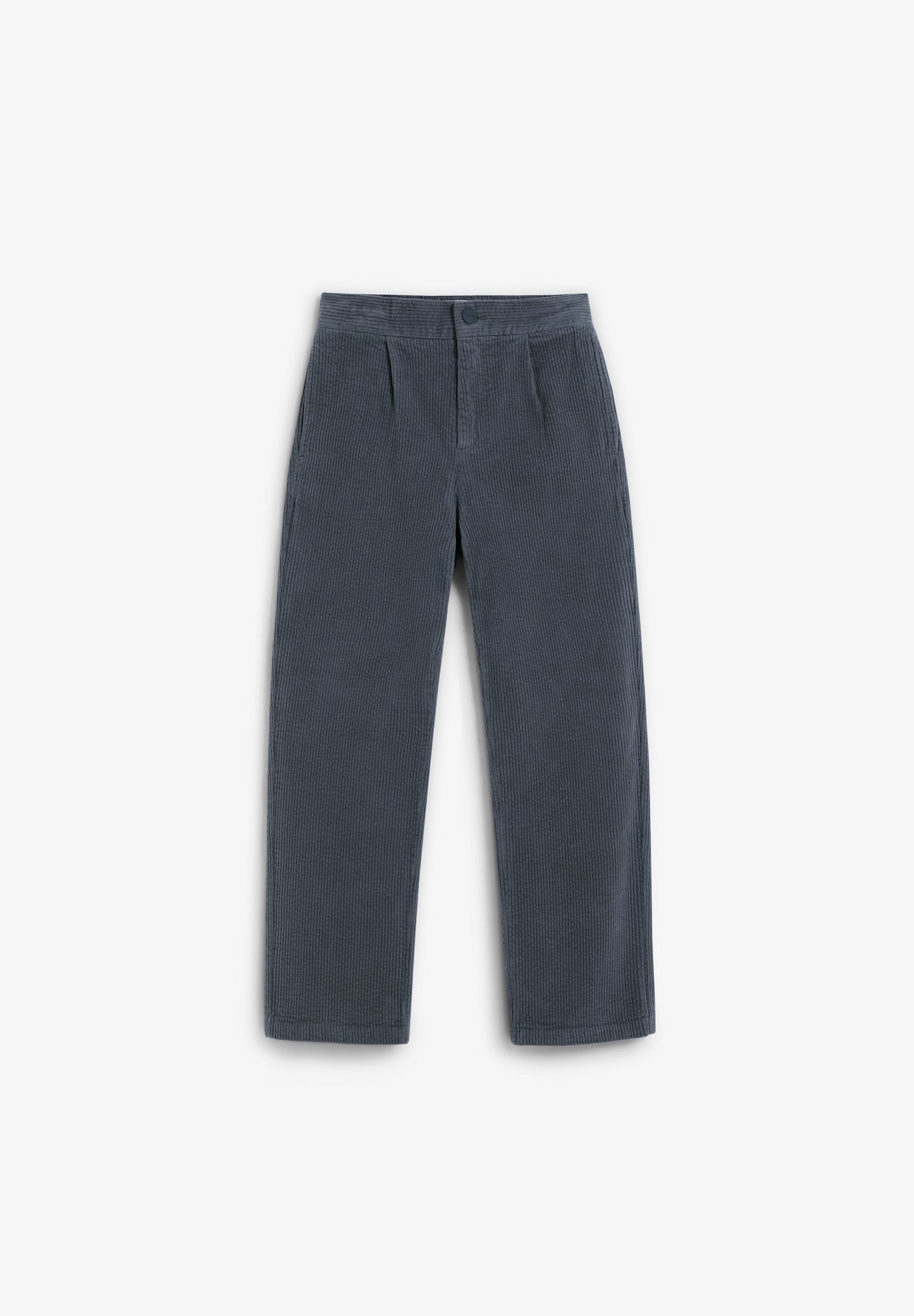 STRAIGHT CUT CORDUROY TROUSERS