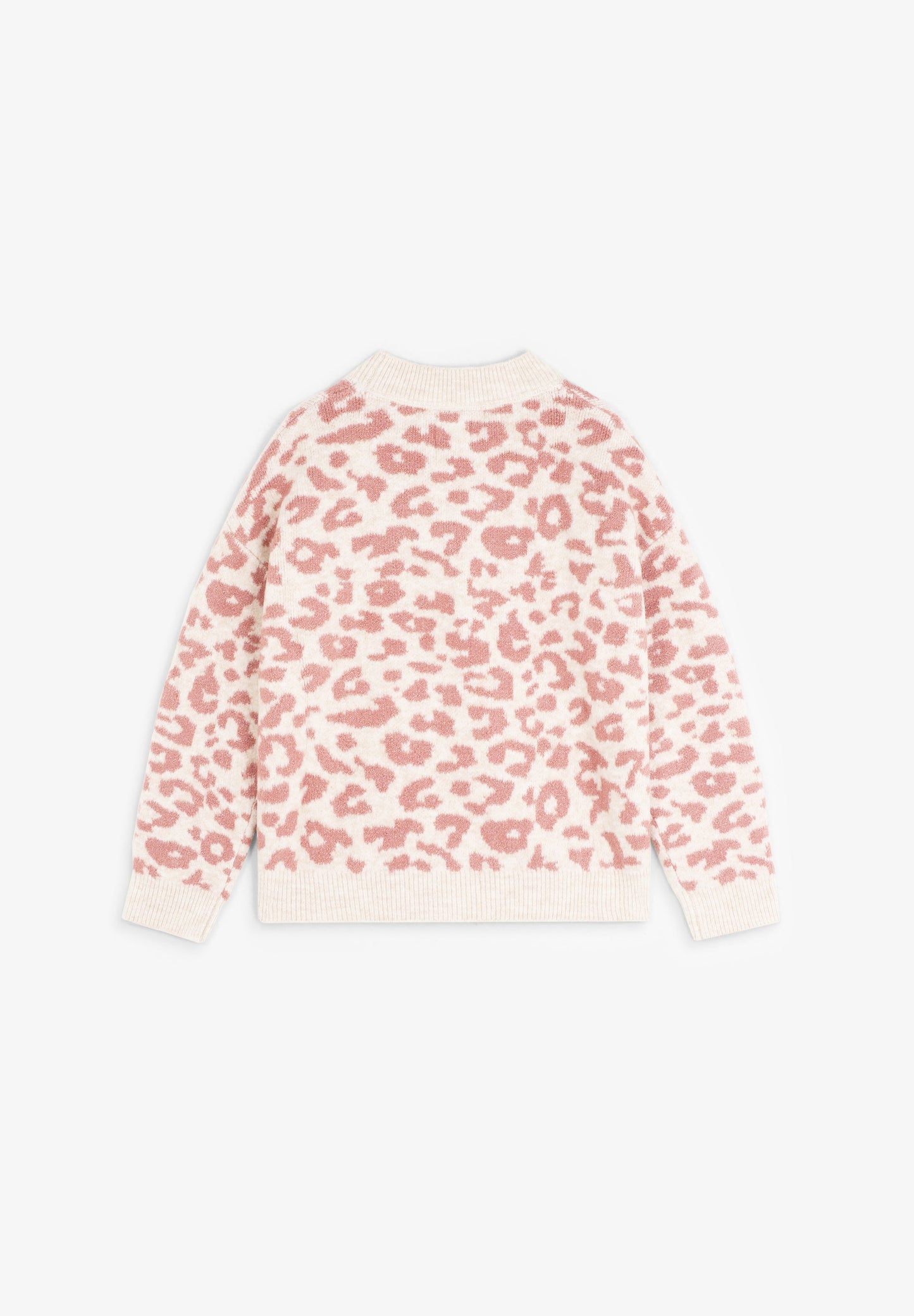 ANIMAL PRINT KNIT SWEATER