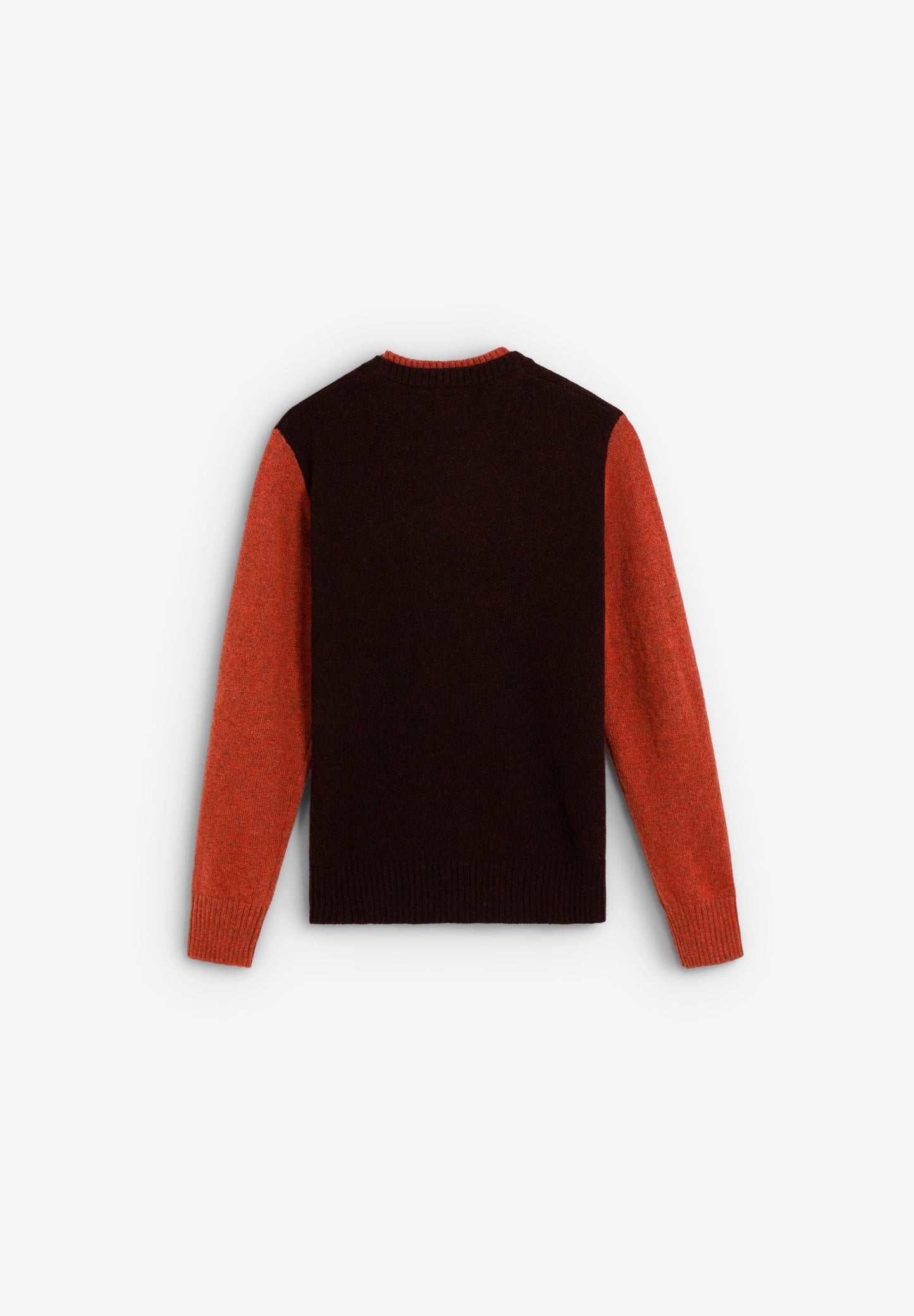 CONTRAST KNIT SWEATER