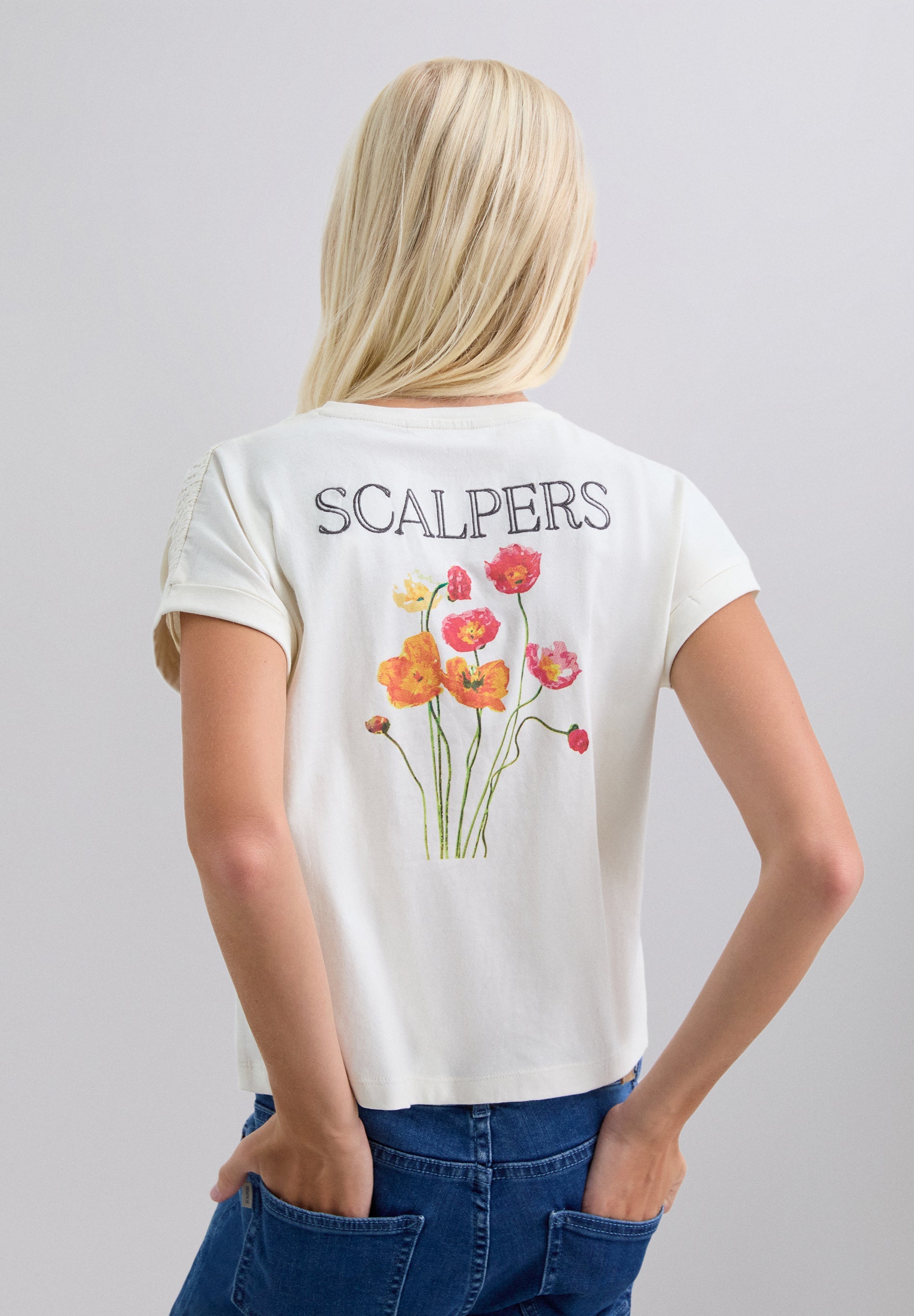 T-SHIRT WITH LOGO PRINT