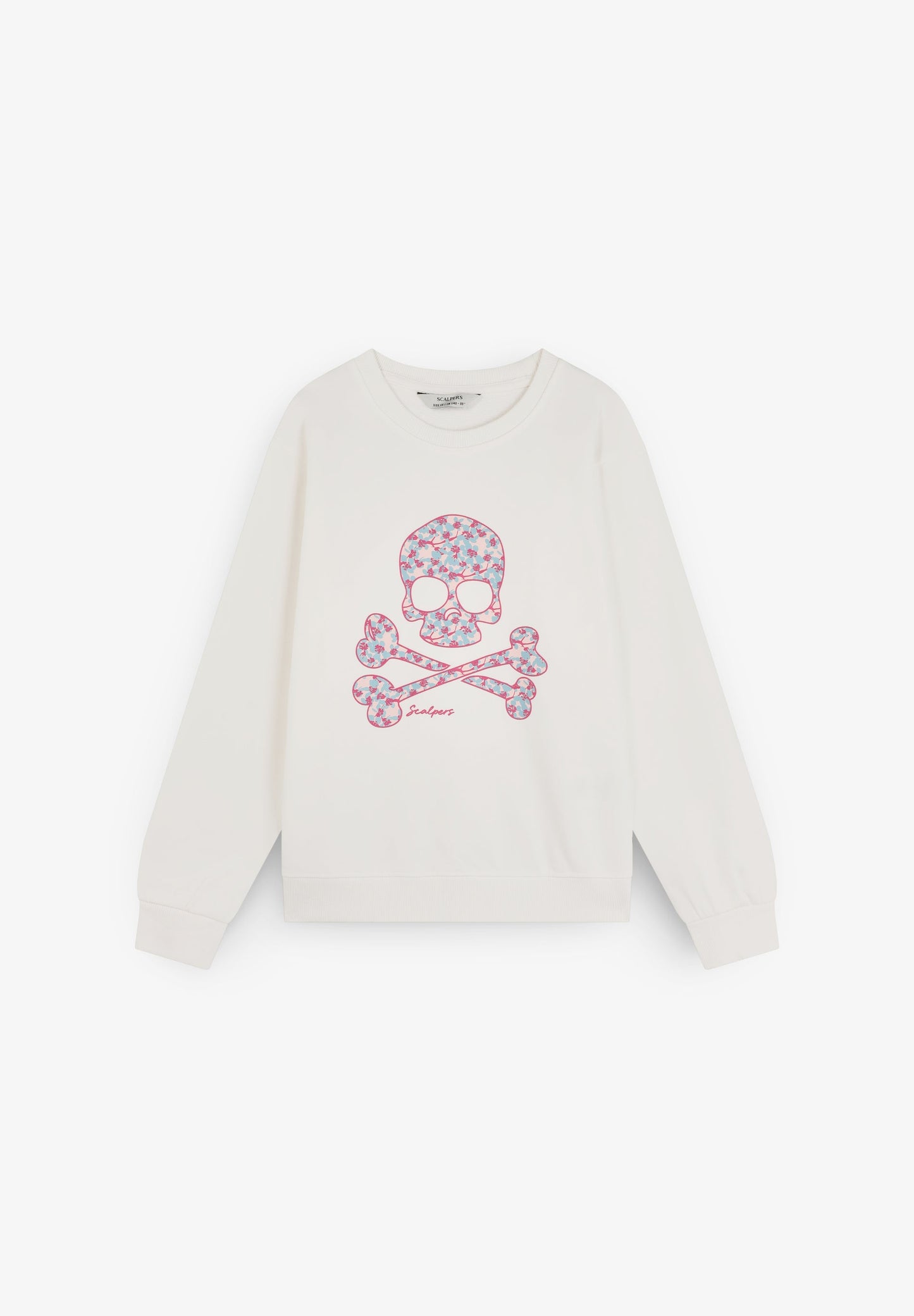 FLORAL PRINT SWEATSHIRT