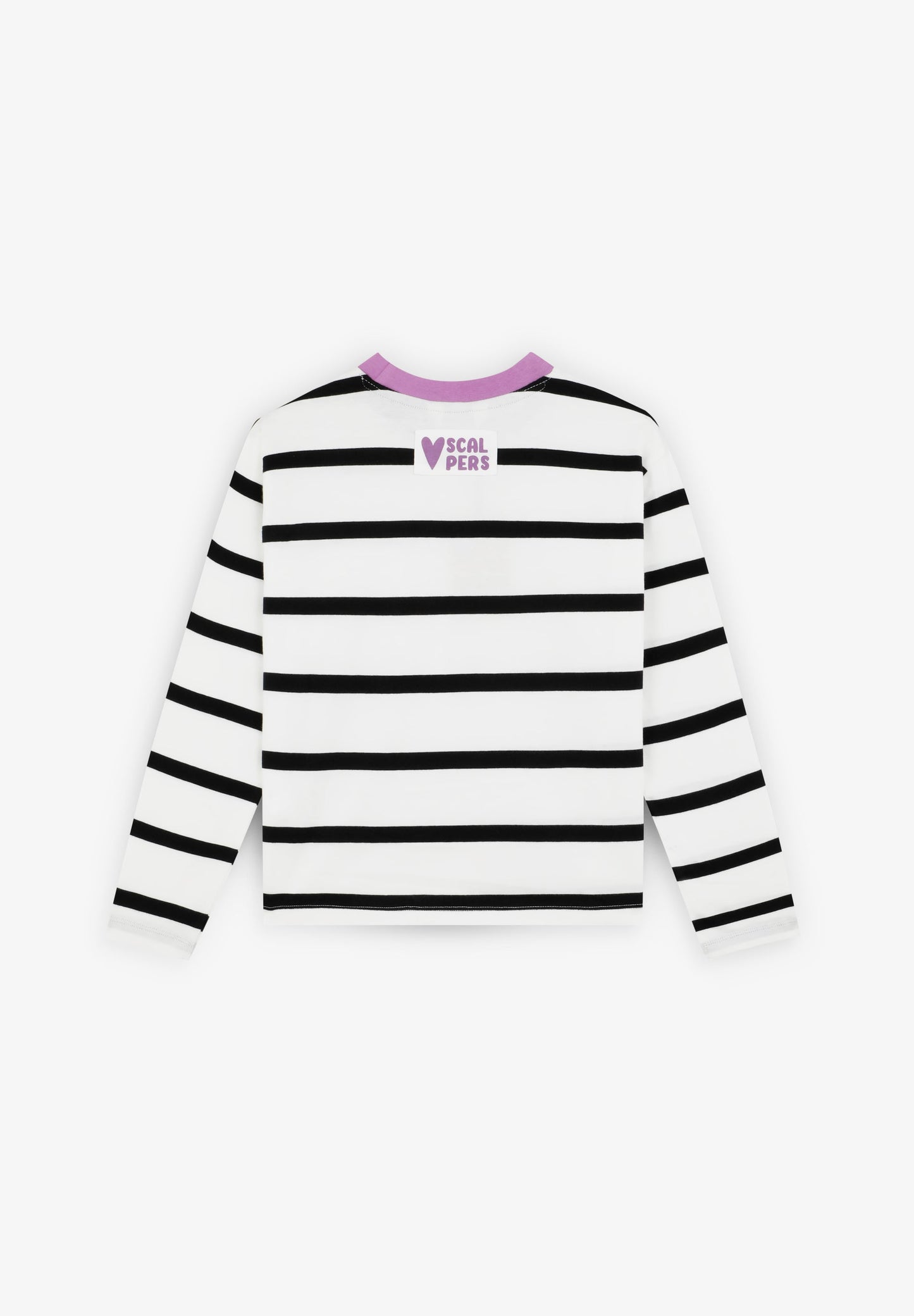 CONTRAST STRIPED T-SHIRT