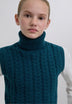 HIGH NECK KNIT VEST