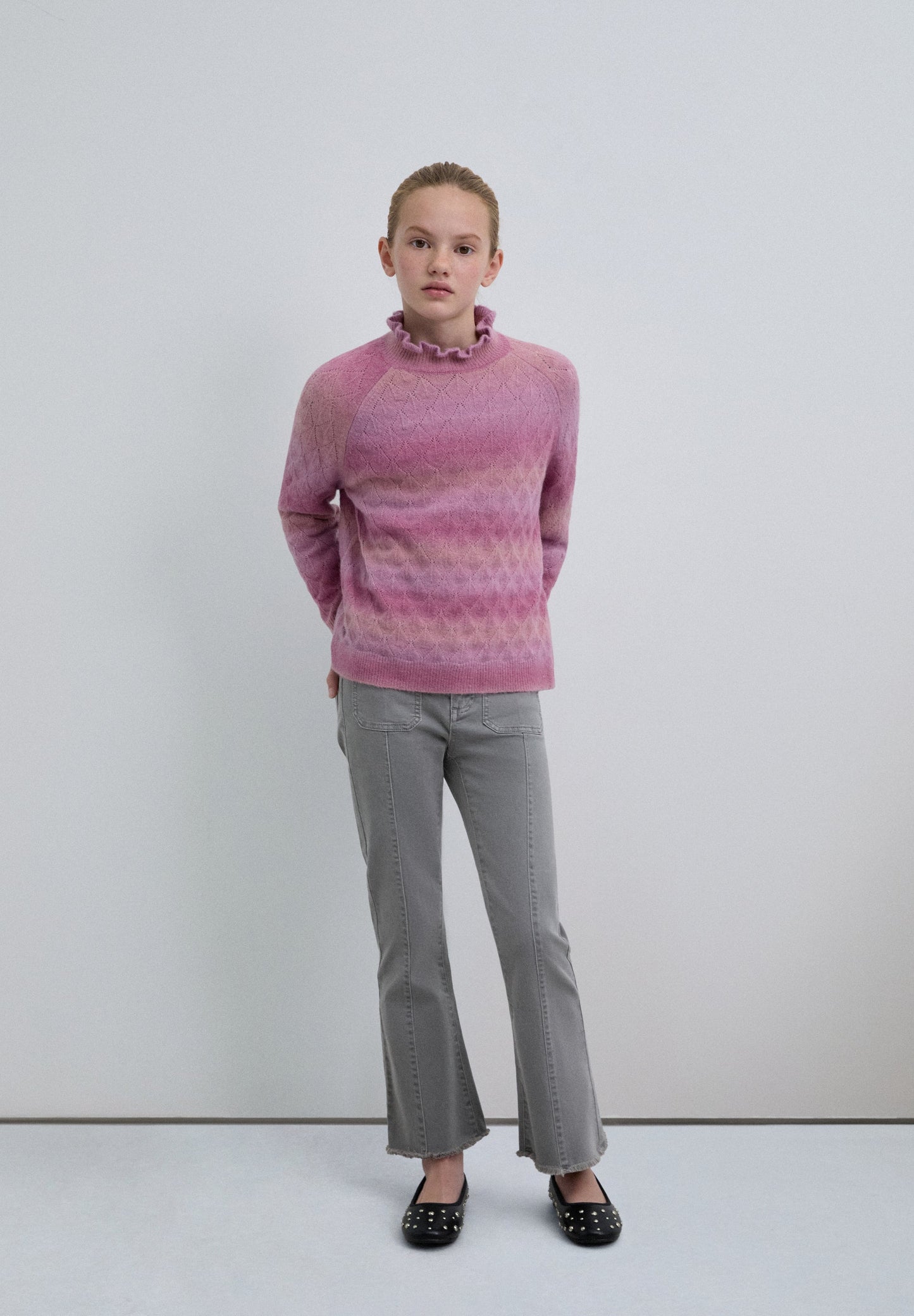 MERINO WOOL HIGH NECK SWEATER