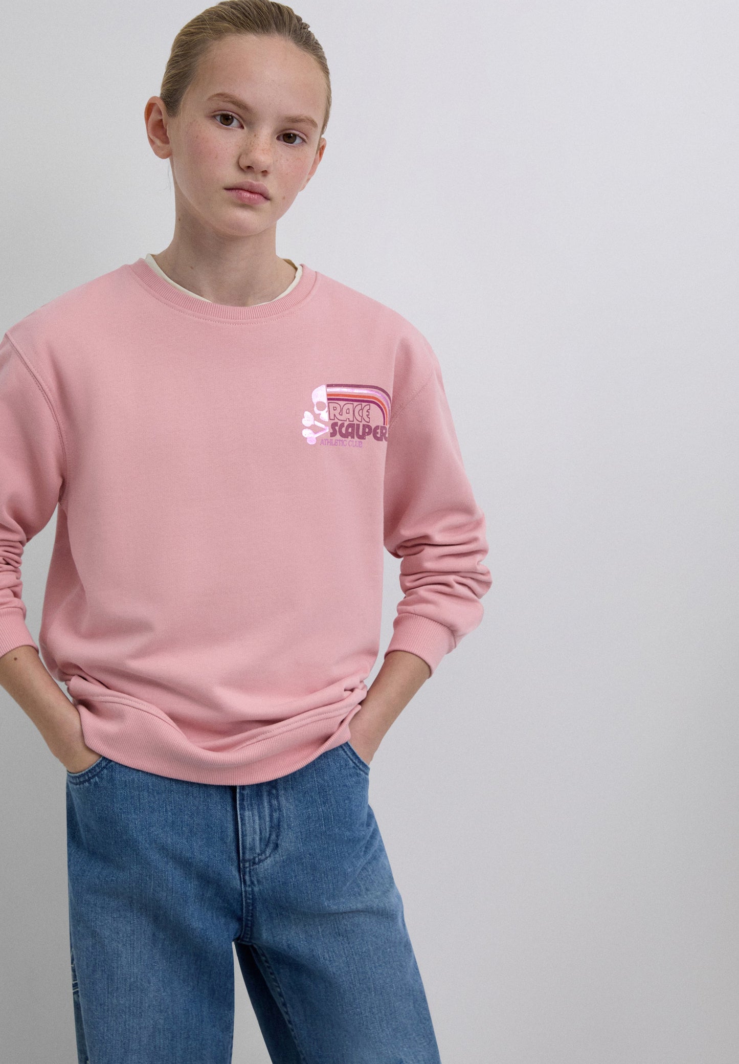 RETRO PRINT SWEATSHIRT