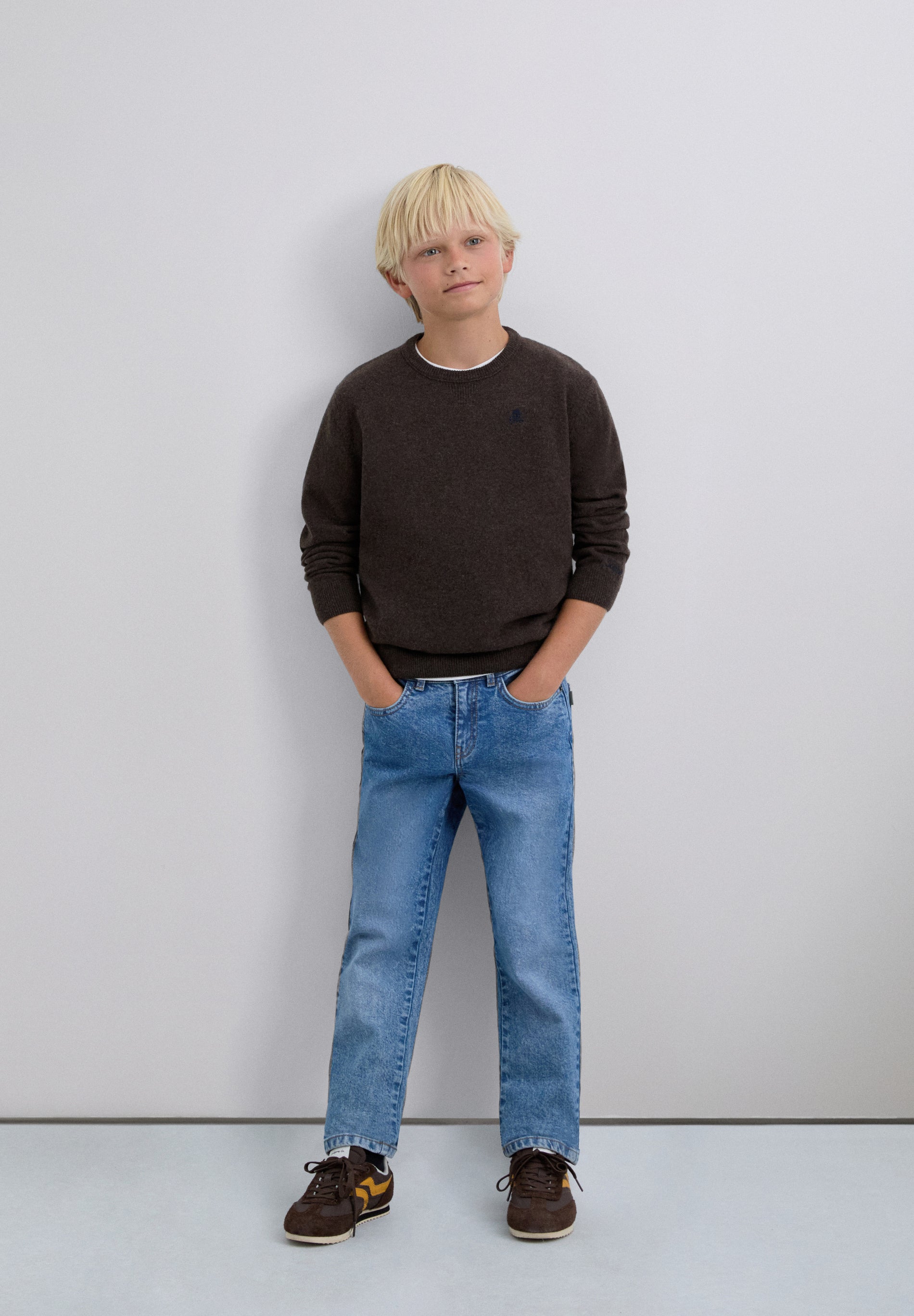 WOOL SWEATER WITH SKULL