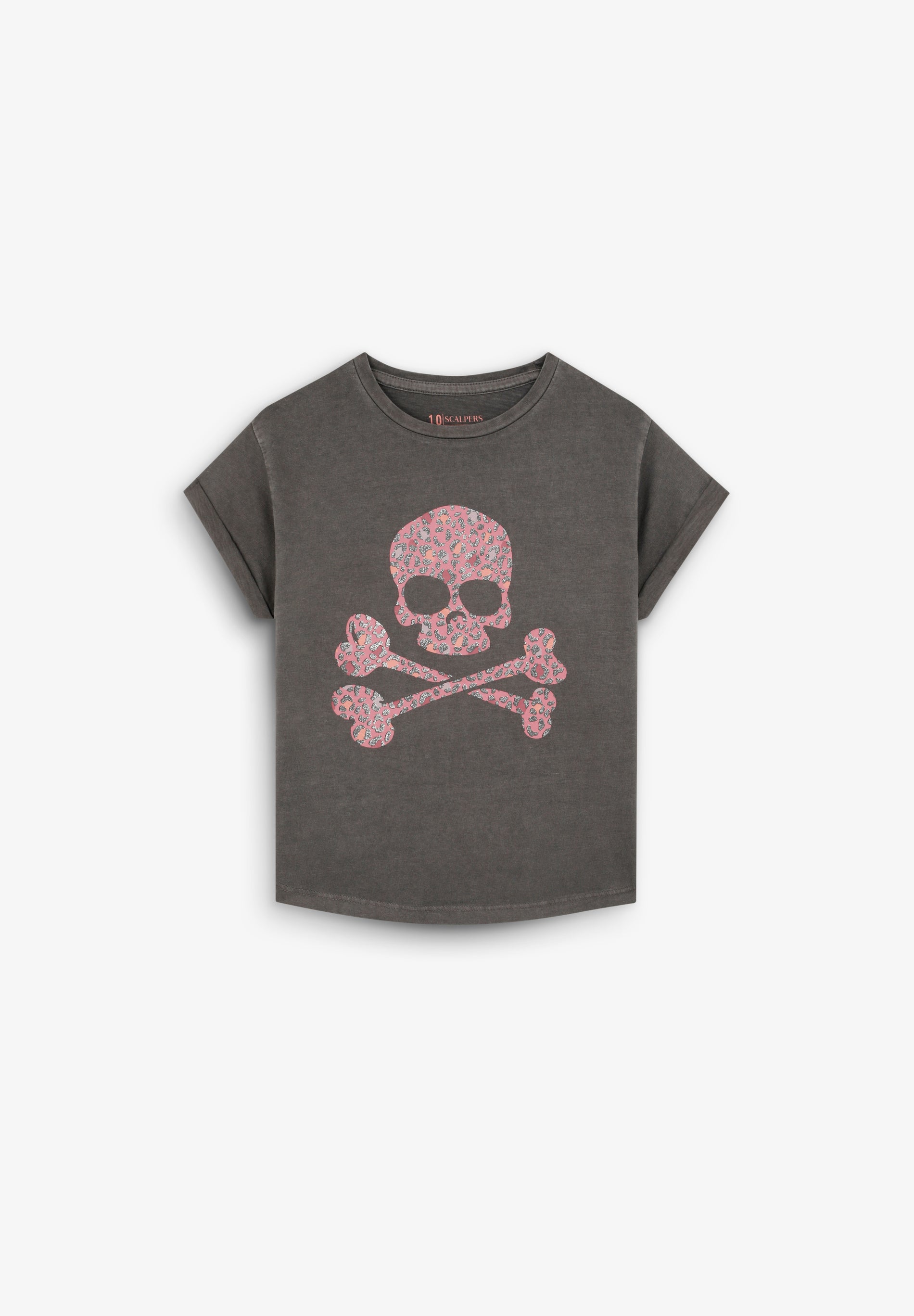 T-SHIRT WITH SKULL PRINT