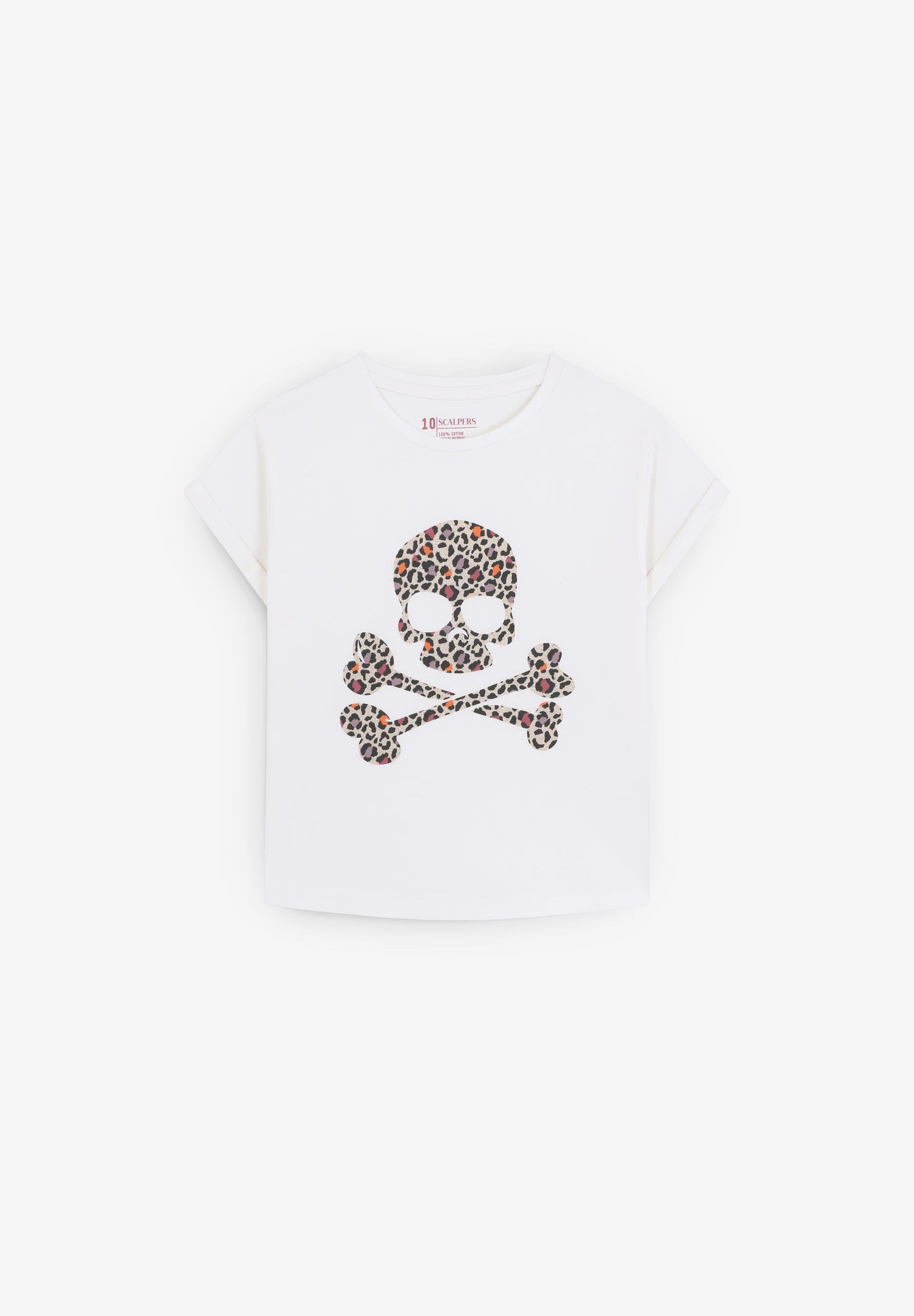 T-SHIRT WITH SKULL PRINT