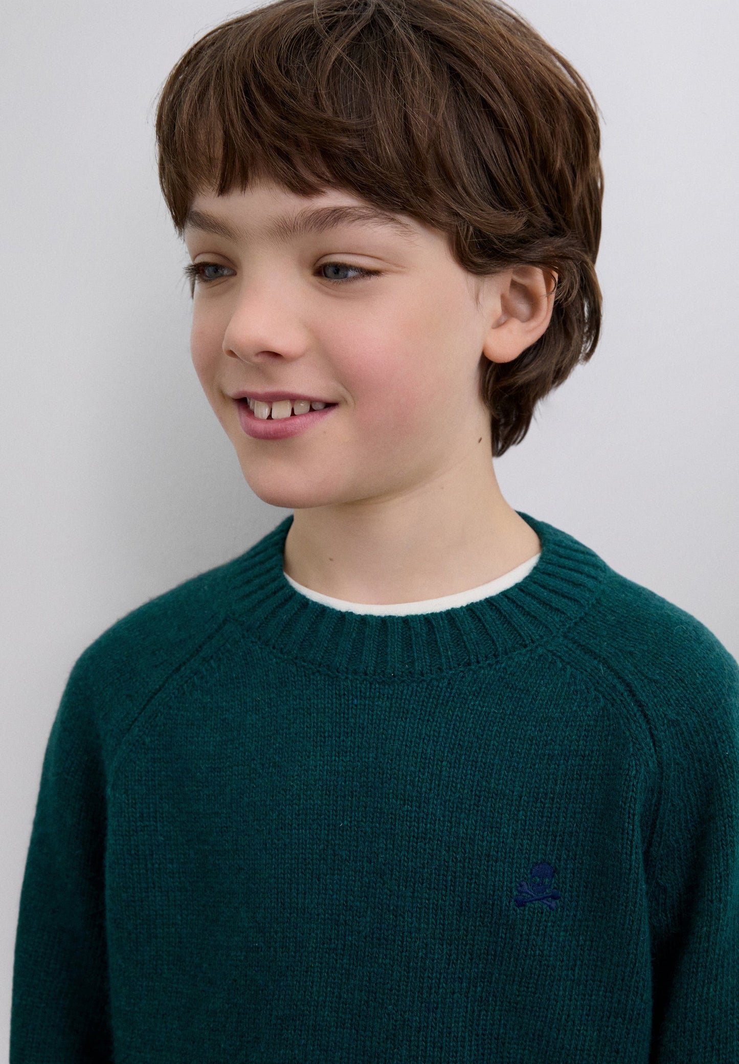 SKULL SWEATER WITH RAGLAN SLEEVES