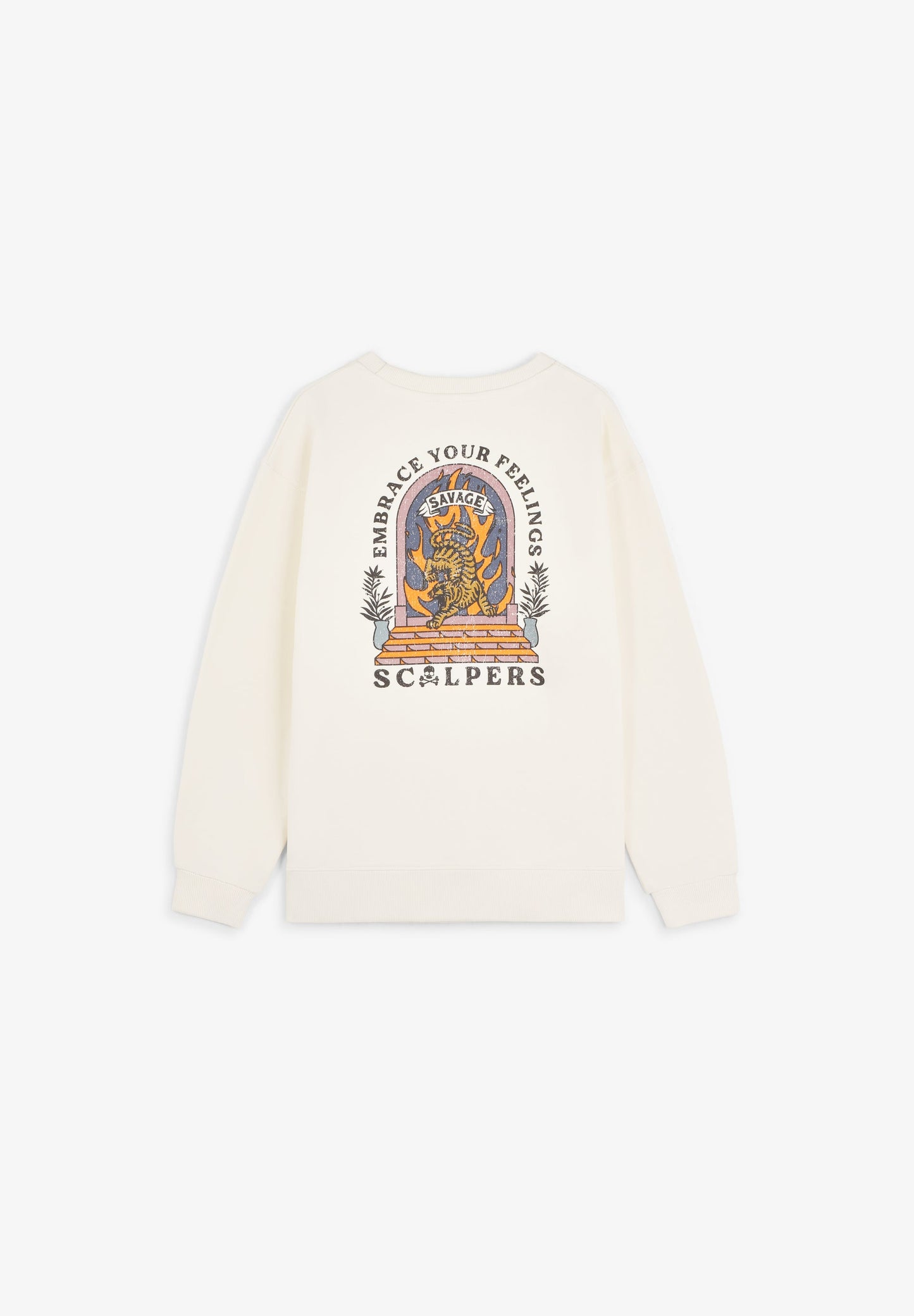 PRINT SKULL HOODIE