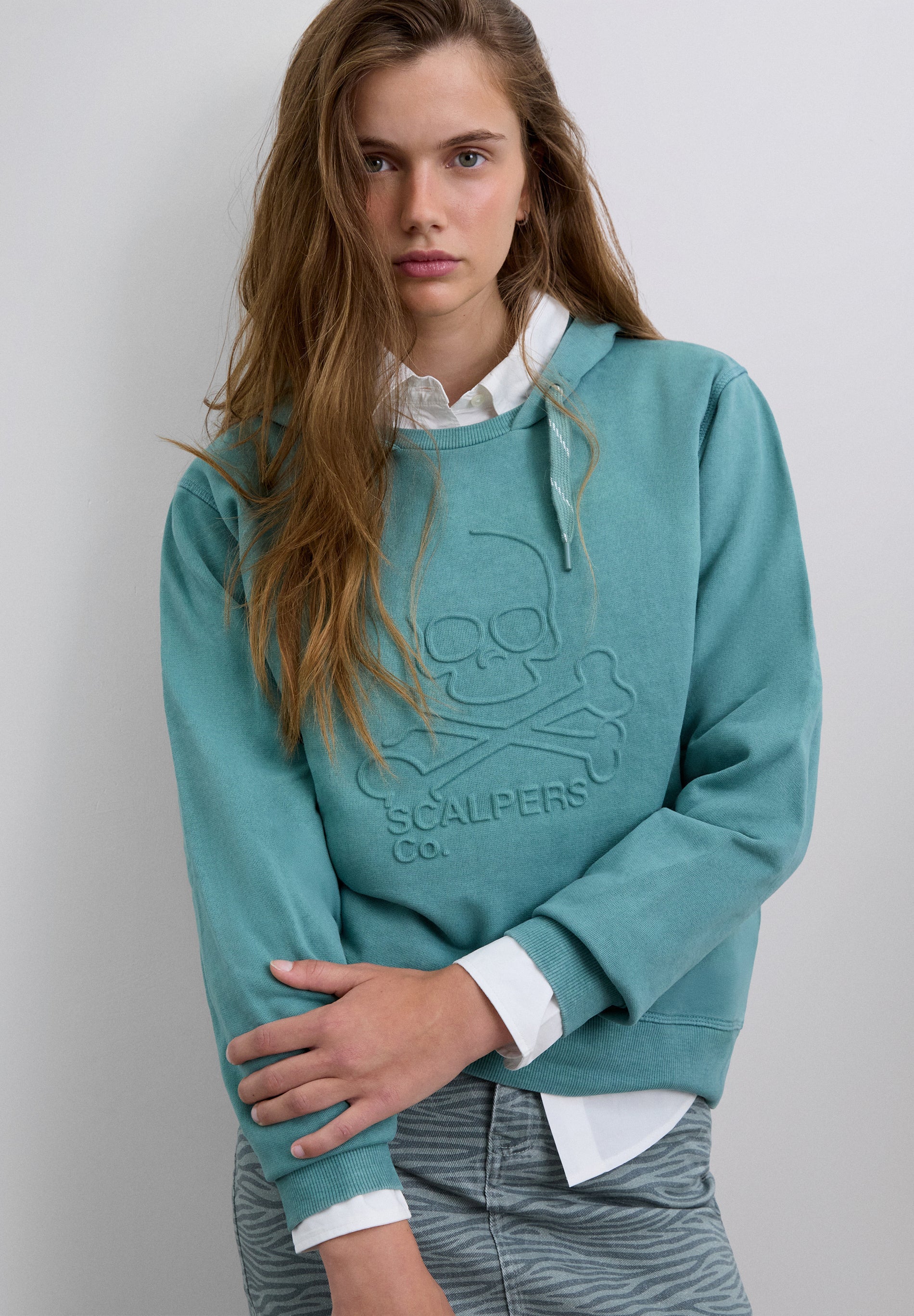 SUDADERA CAPUCHA CALAVERA