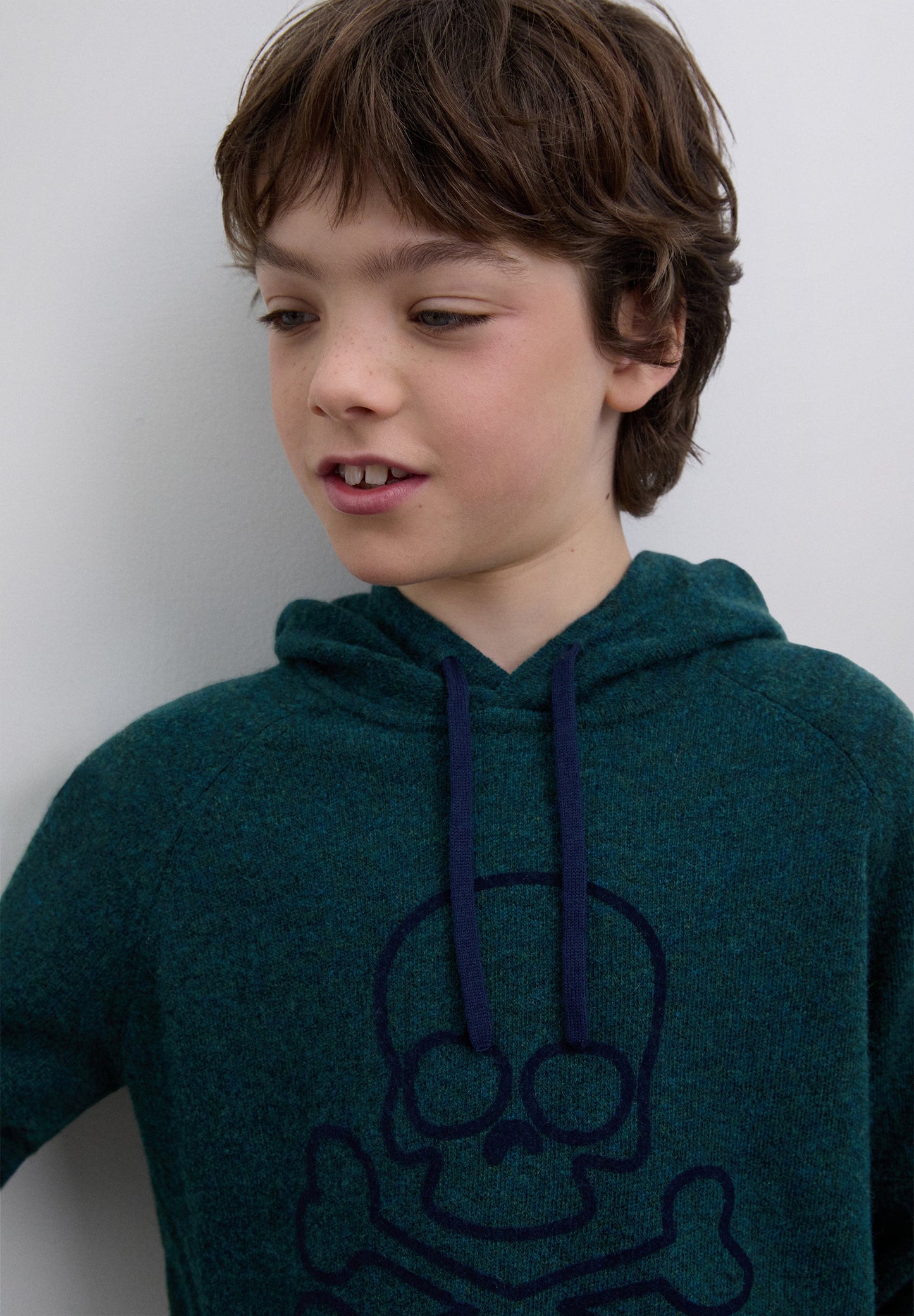 HOODED SKULL SWEATER