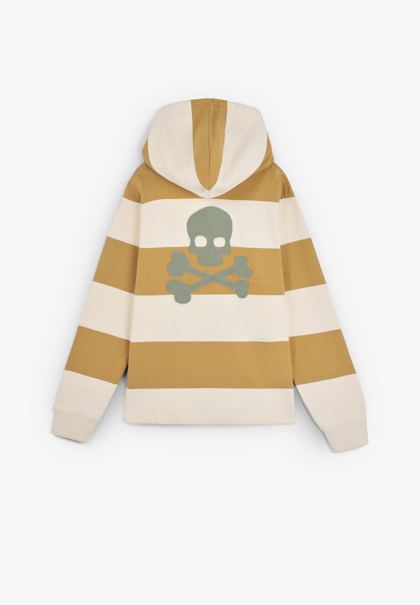 SUDADERA RAYAS CAPUCHA CALAVERA