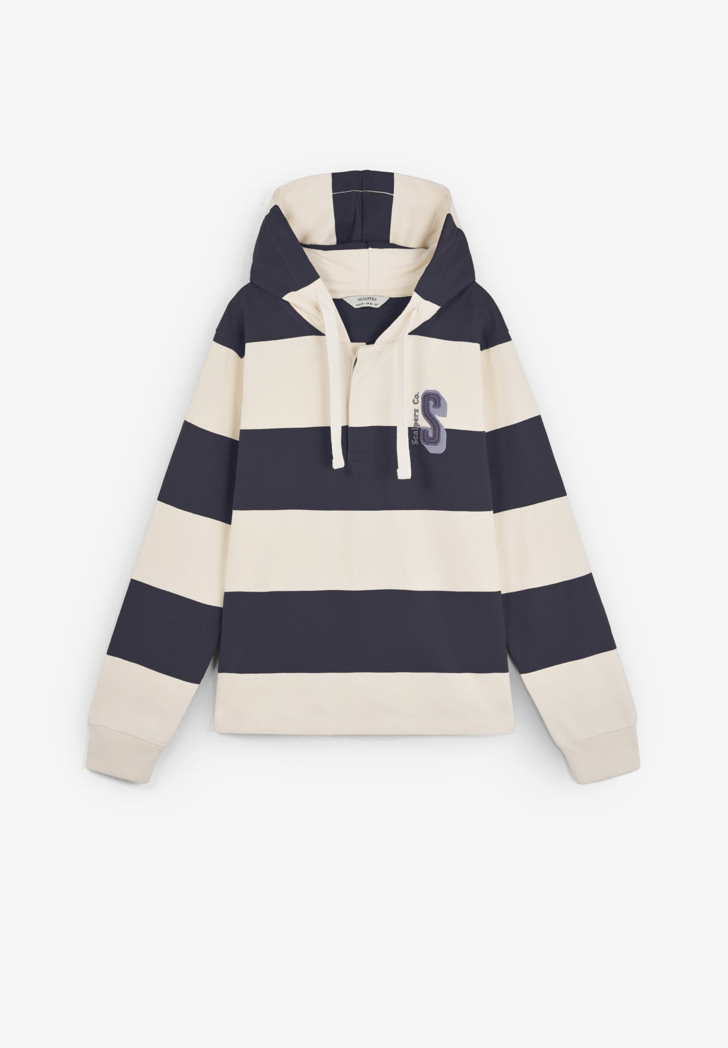 SUDADERA RAYAS CAPUCHA CALAVERA