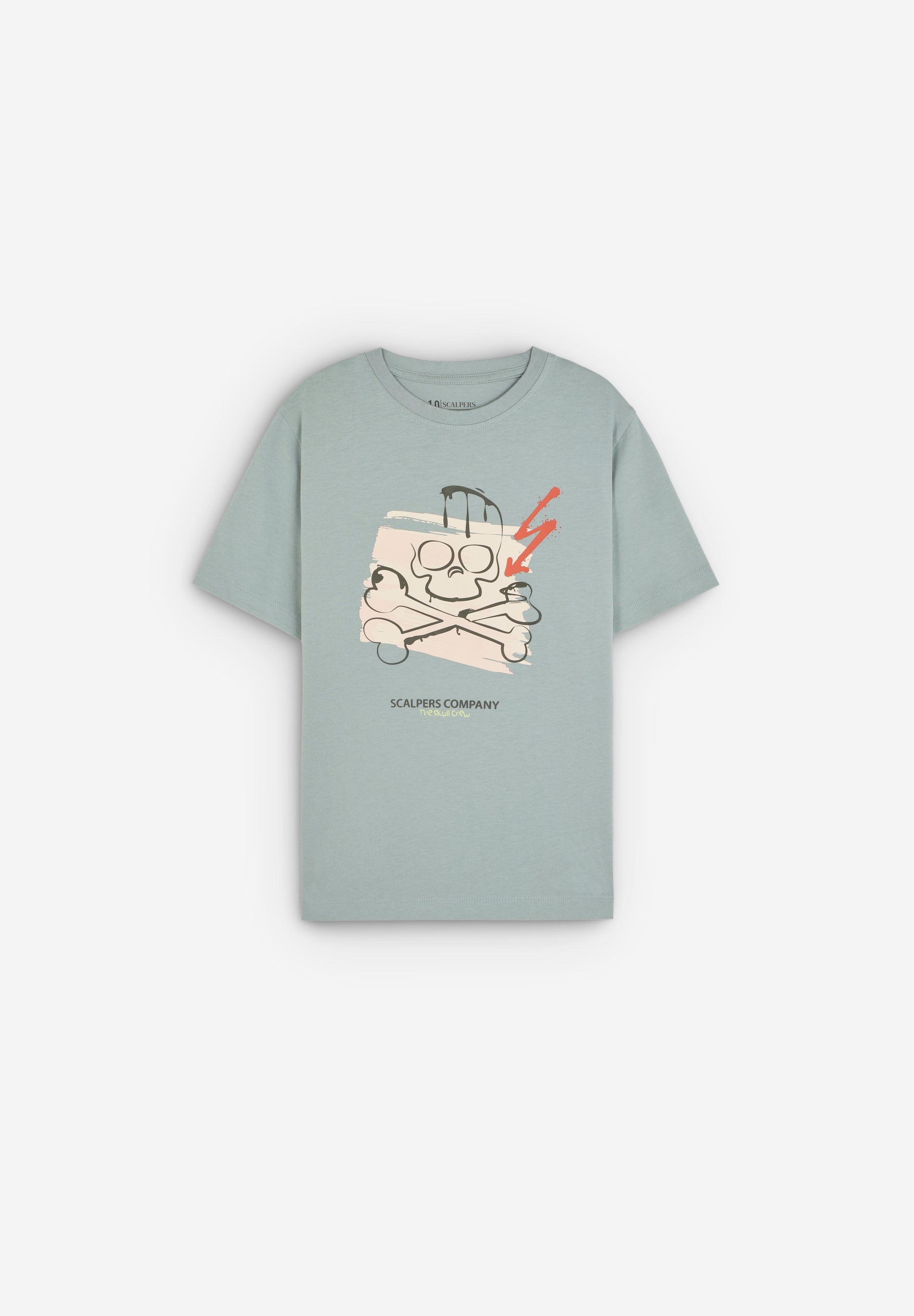 T-SHIRT WITH SKULL PRINT
