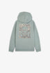 SKULL PRINT HOODIE