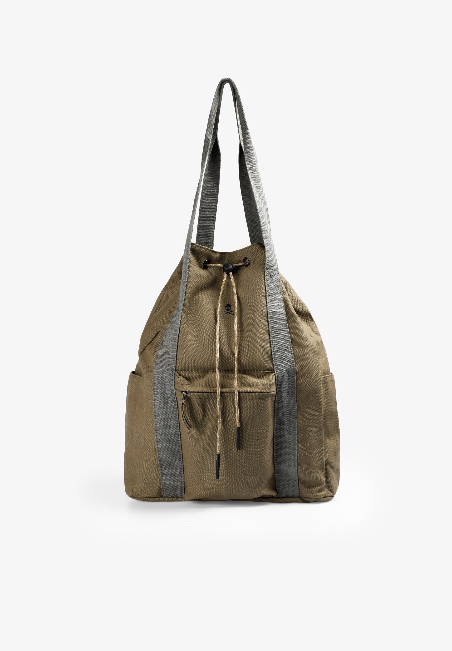 DOUBLE STRAP BAG WITH LOGO