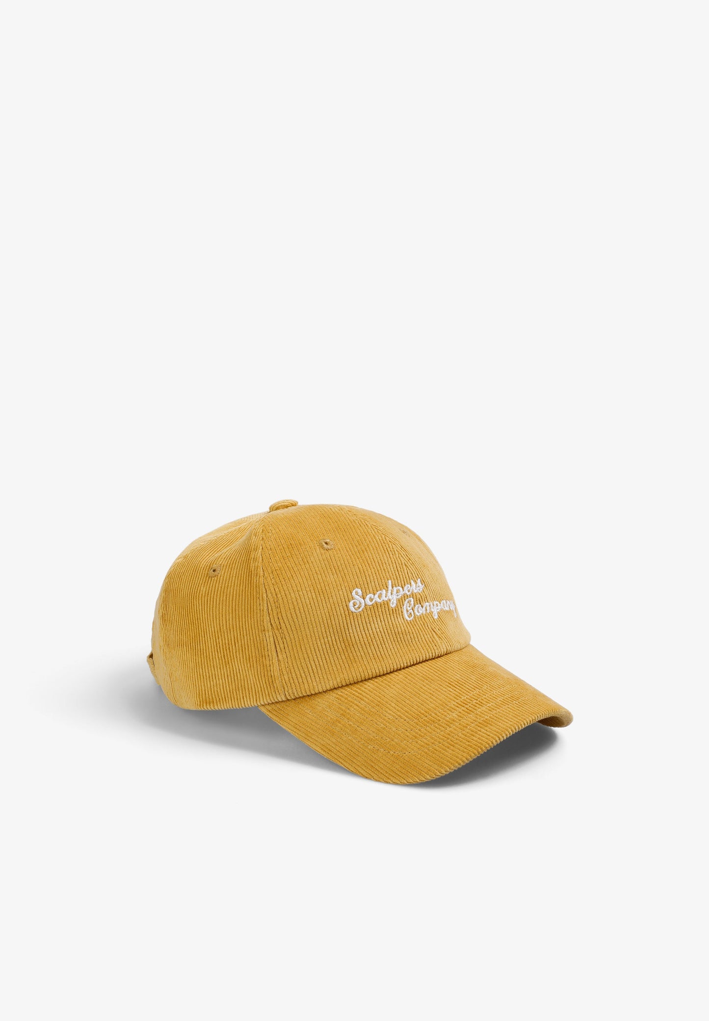 CORDUROY CAP WITH CONTRAST EMBROIDERY