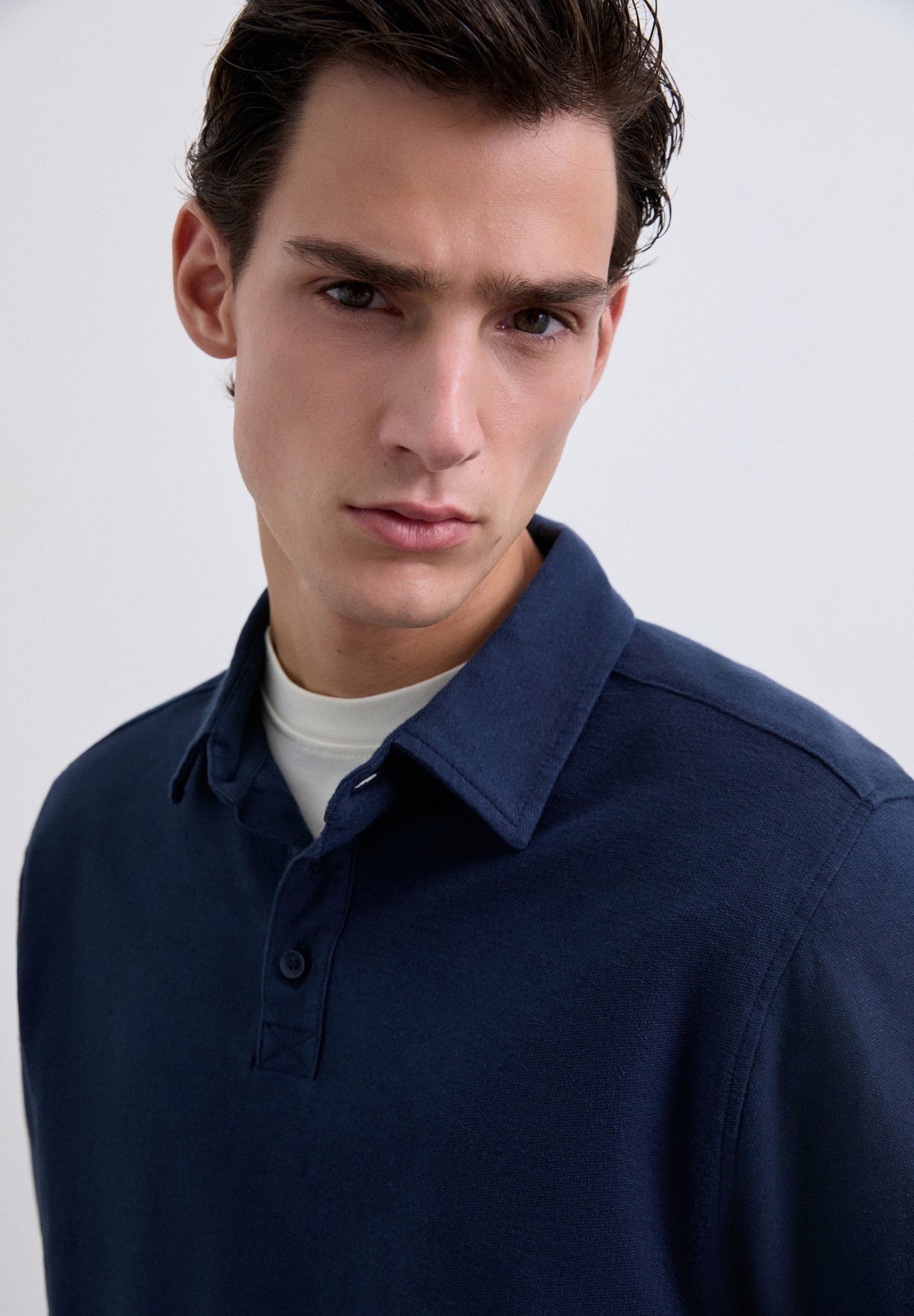 LONG SLEEVE POLO SHIRT