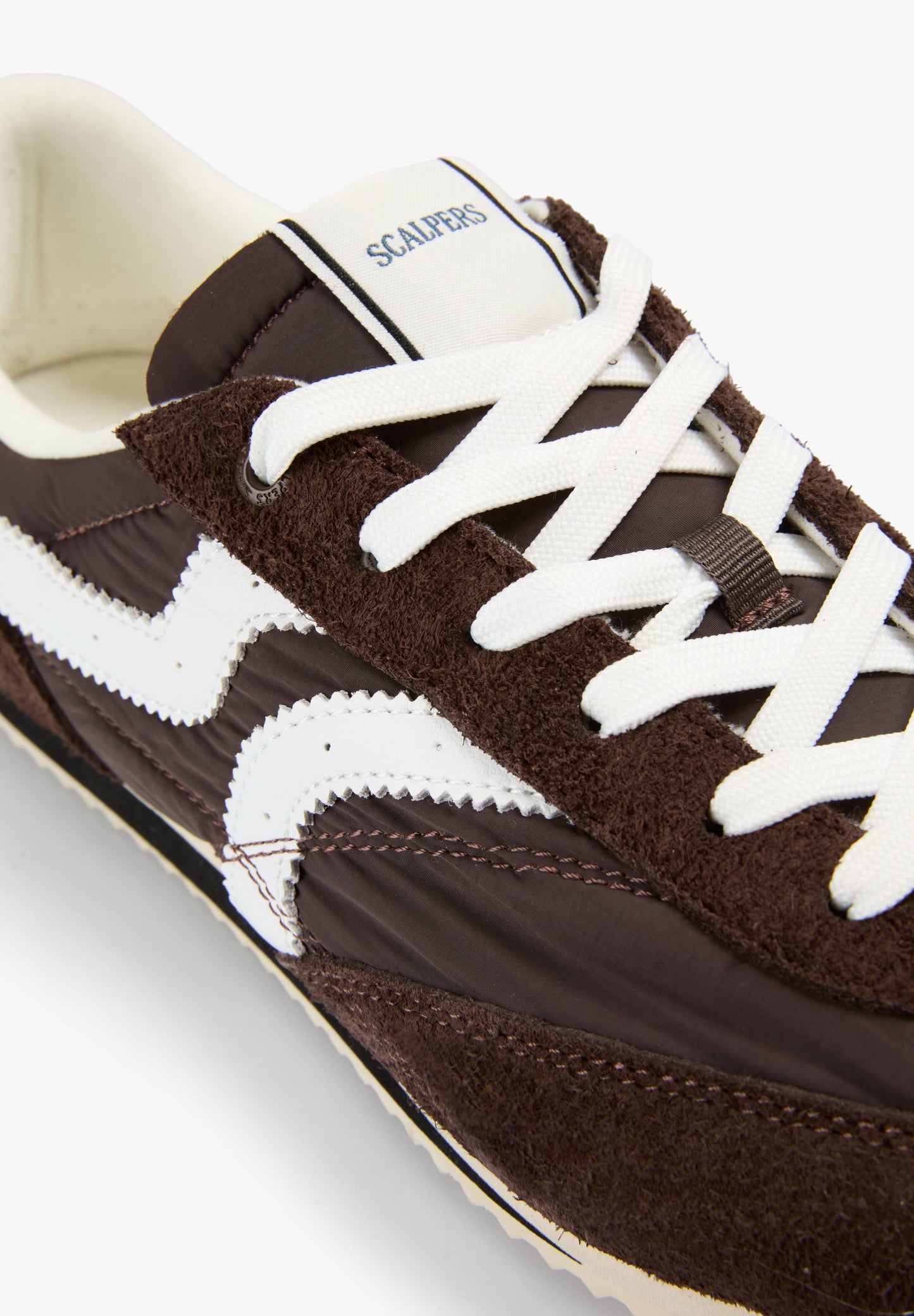 SUEDE COMBINATION RETRO SNEAKERS