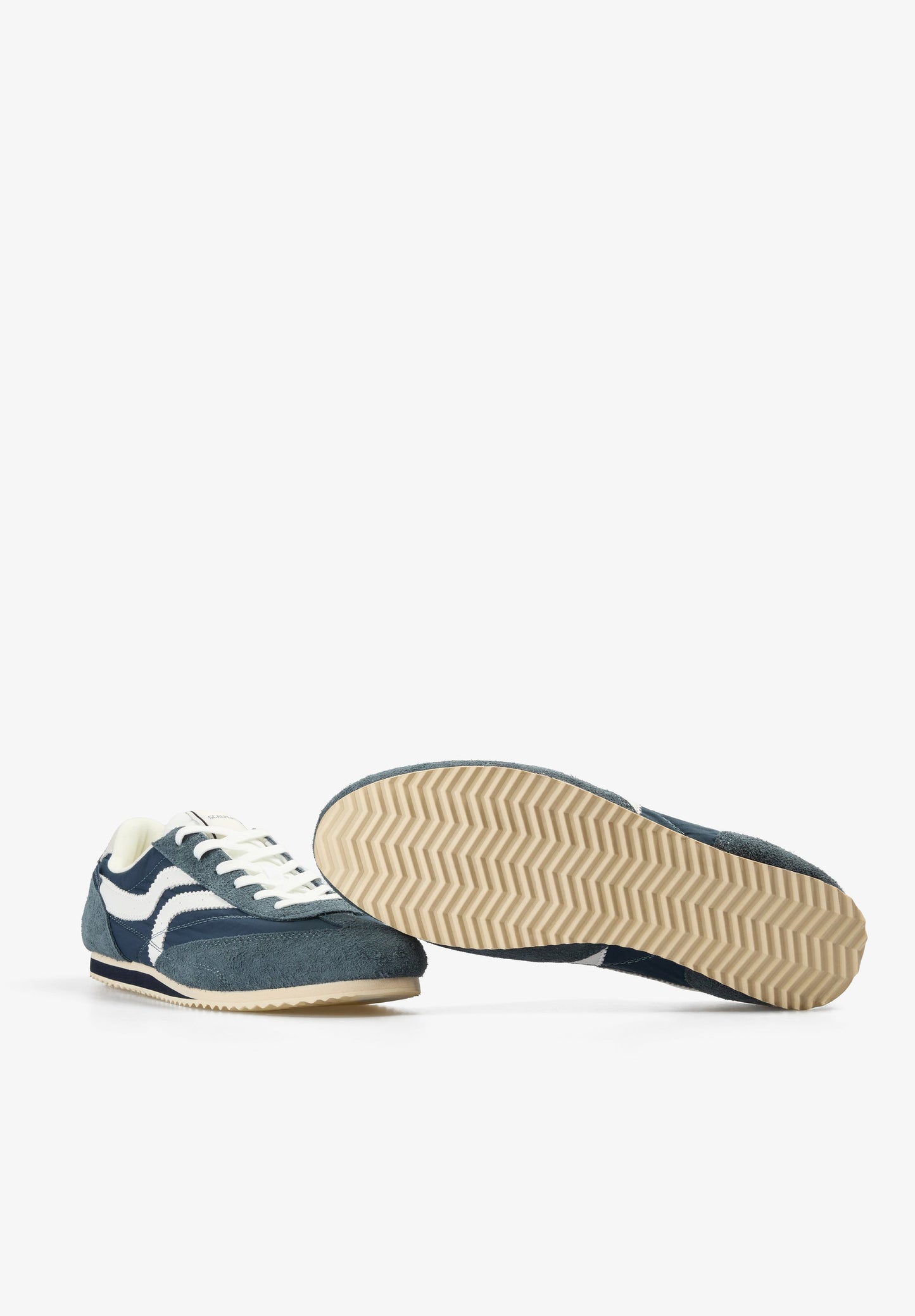 SUEDE COMBINATION RETRO SNEAKERS