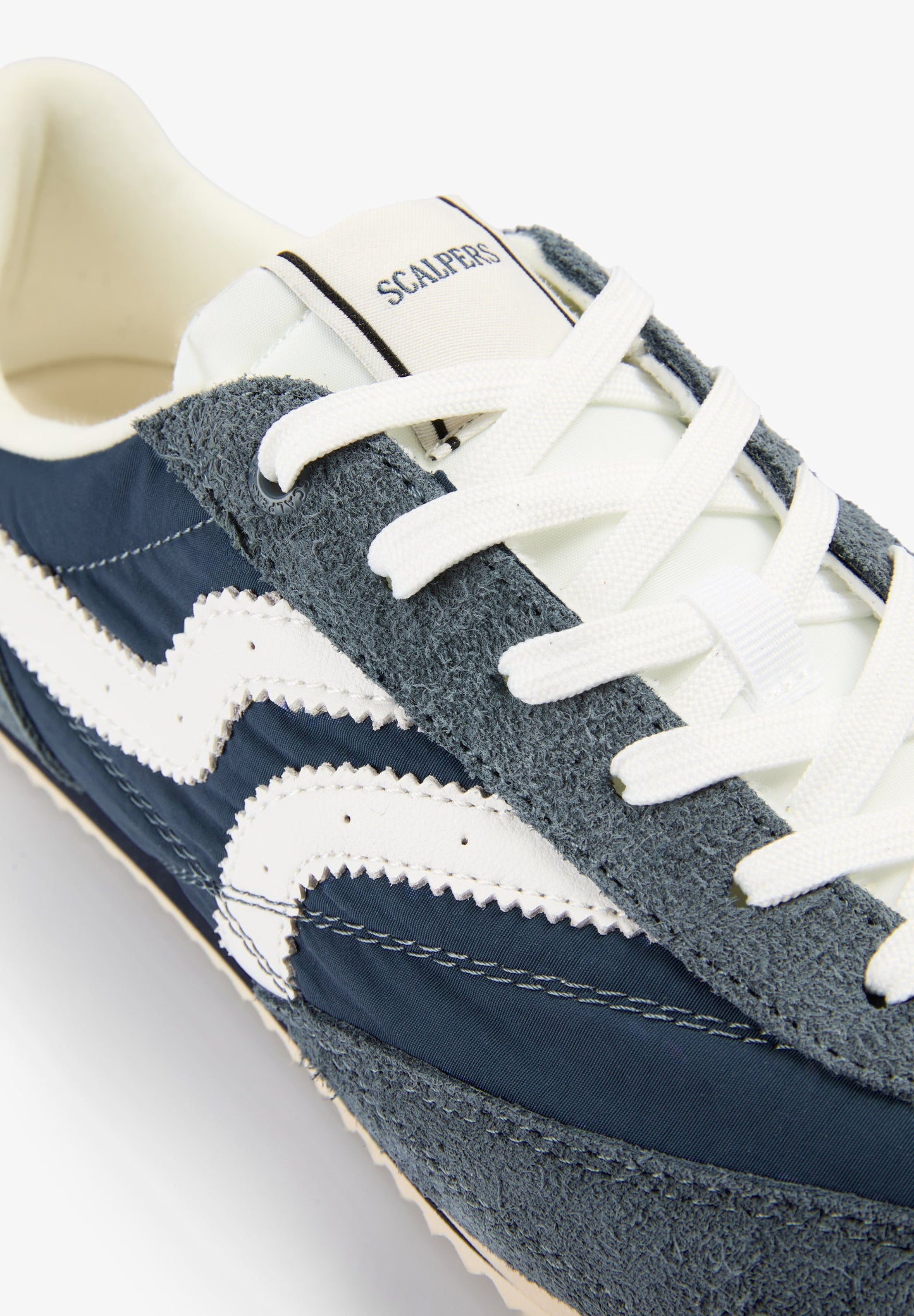 SUEDE COMBINATION RETRO SNEAKERS