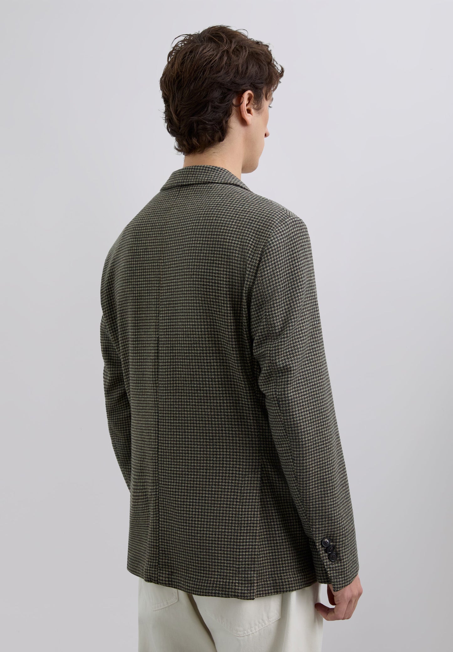 WOOL CHECK BLAZER