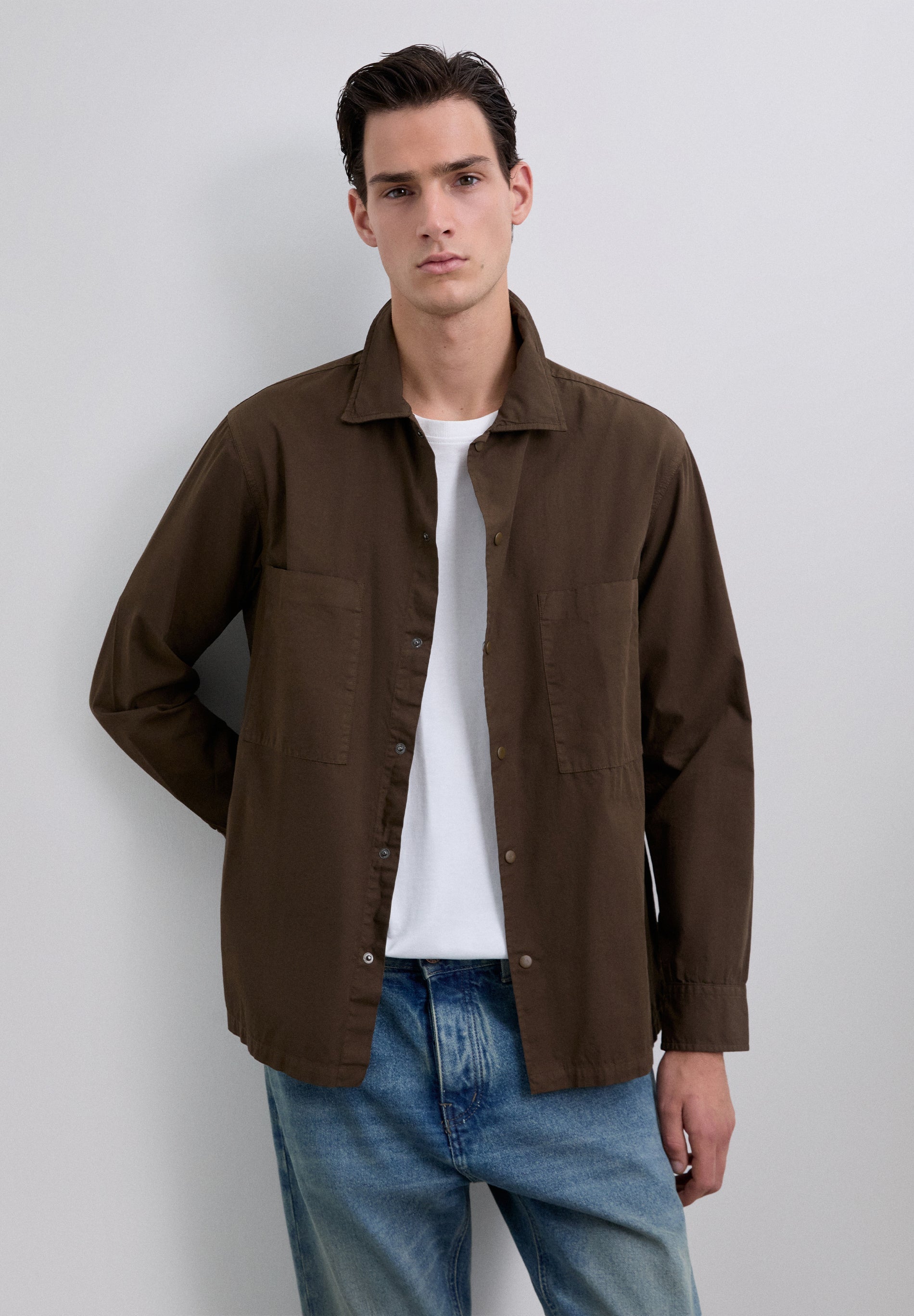 CLASSIC COLLARED OVERSHIRT