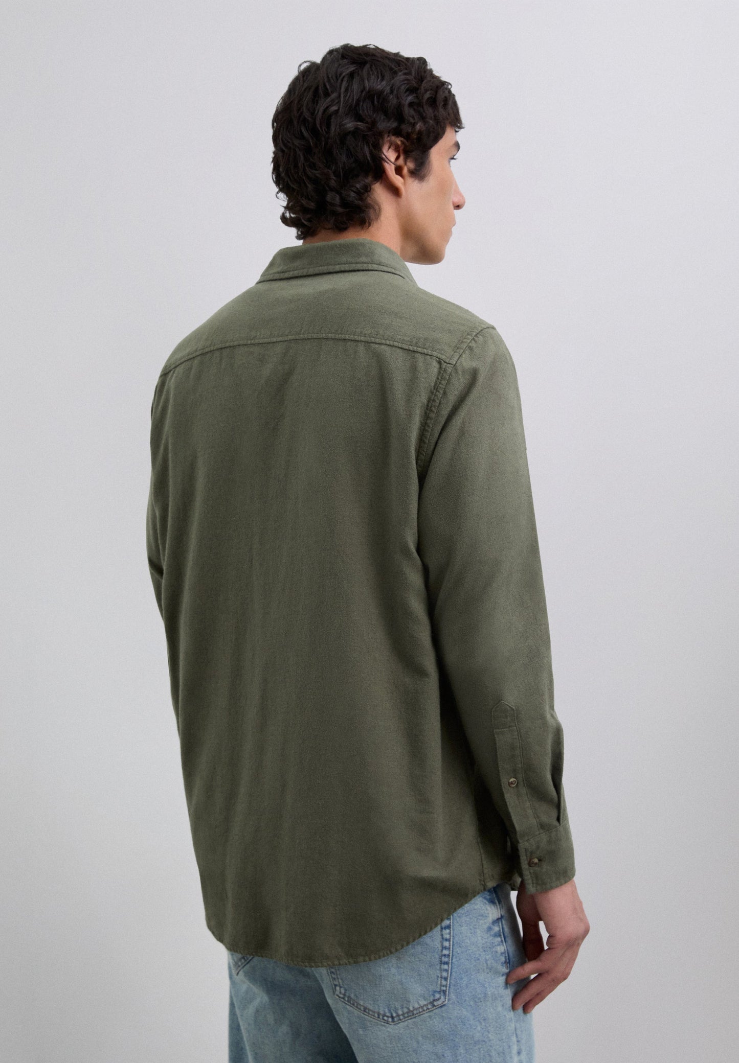 REGULAR FIT OVERSHIRT WITH POCKET