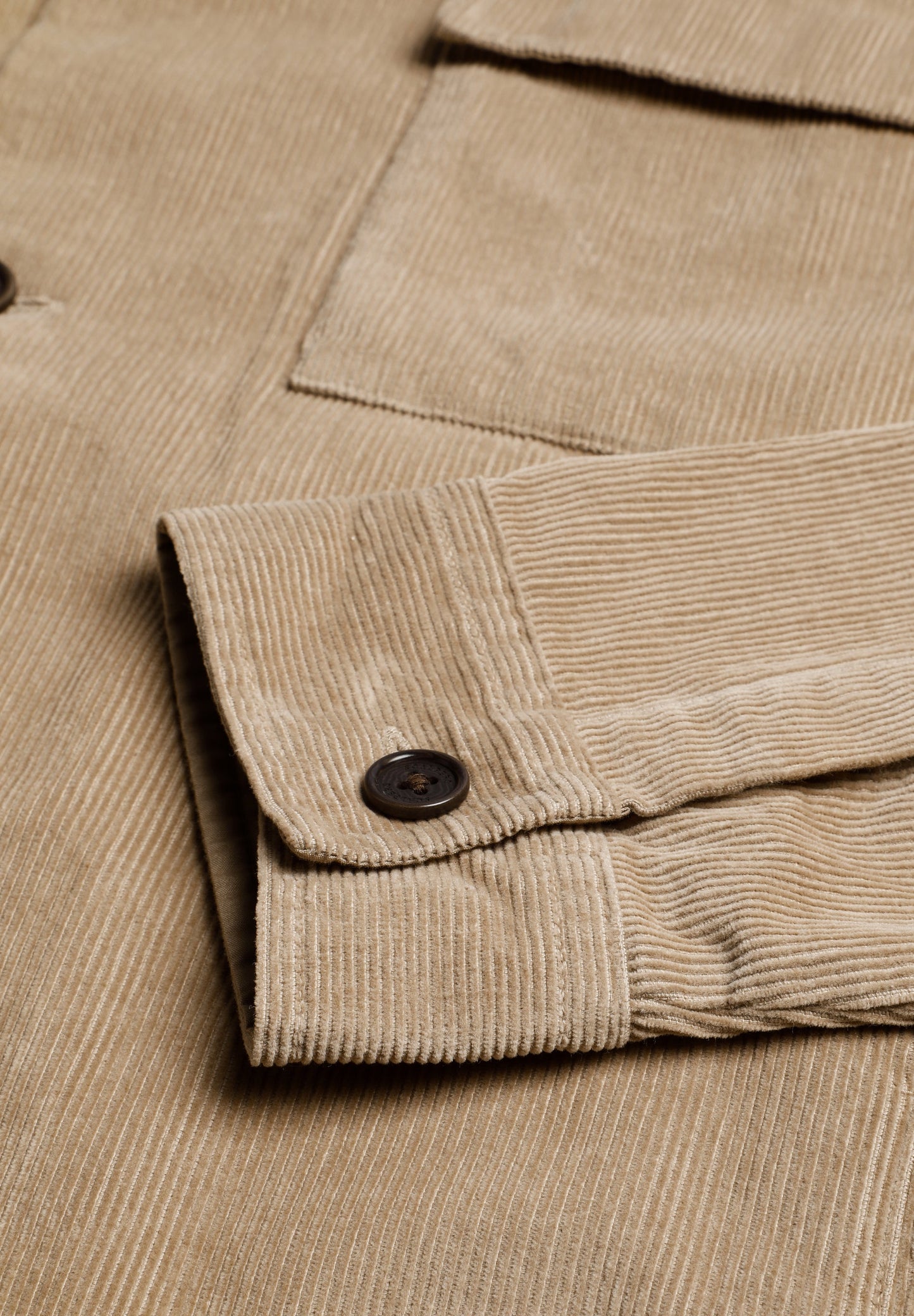 CORDUROY OVERSHIRT WITH POCKETS
