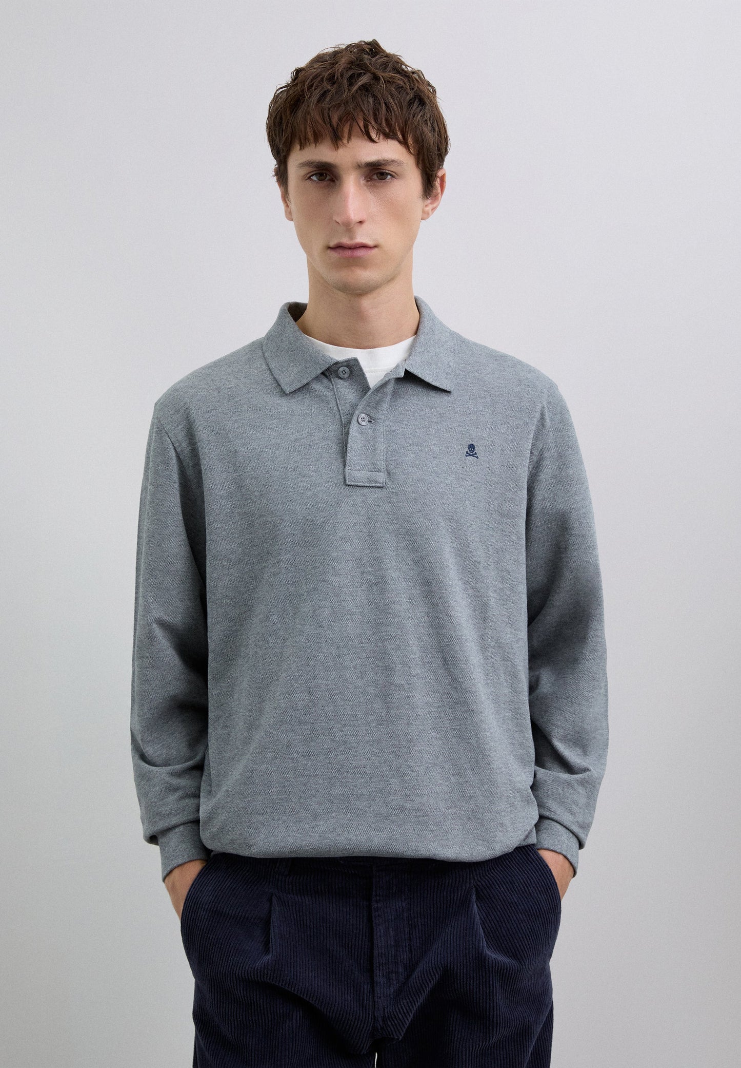 LONG SLEEVE COTTON POLO