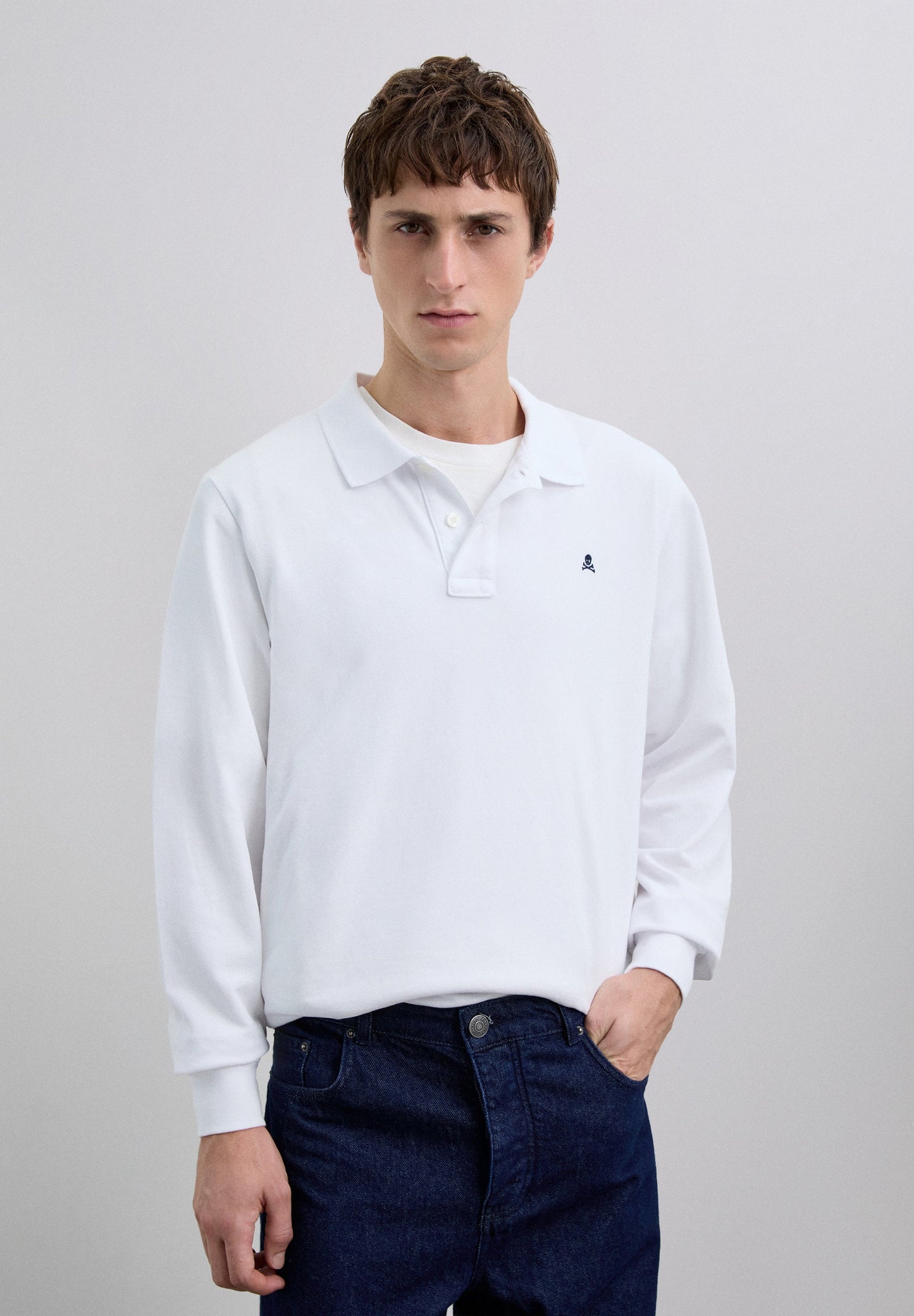 LONG SLEEVE COTTON POLO