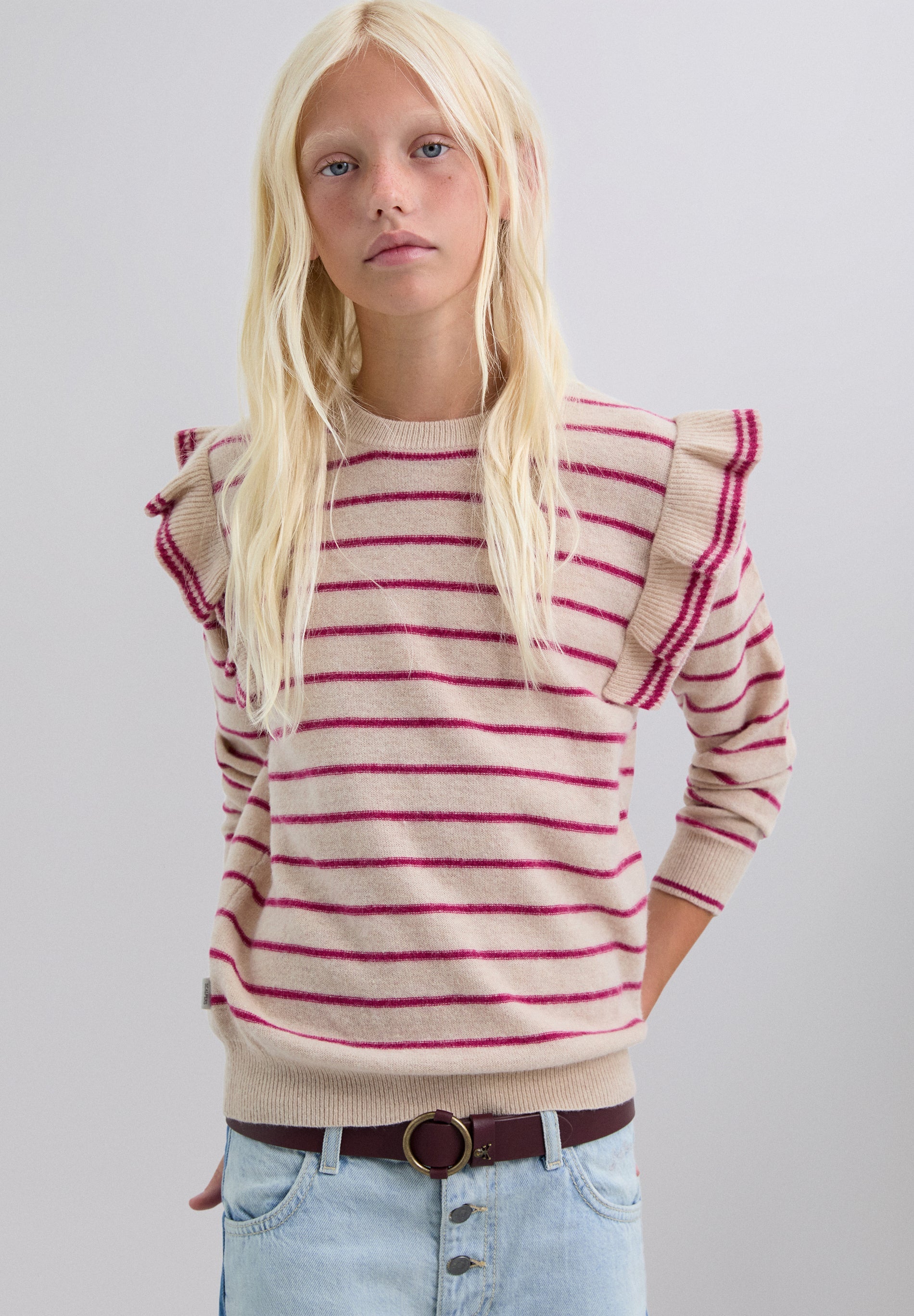 WOOL SWEATER WITH SKULL