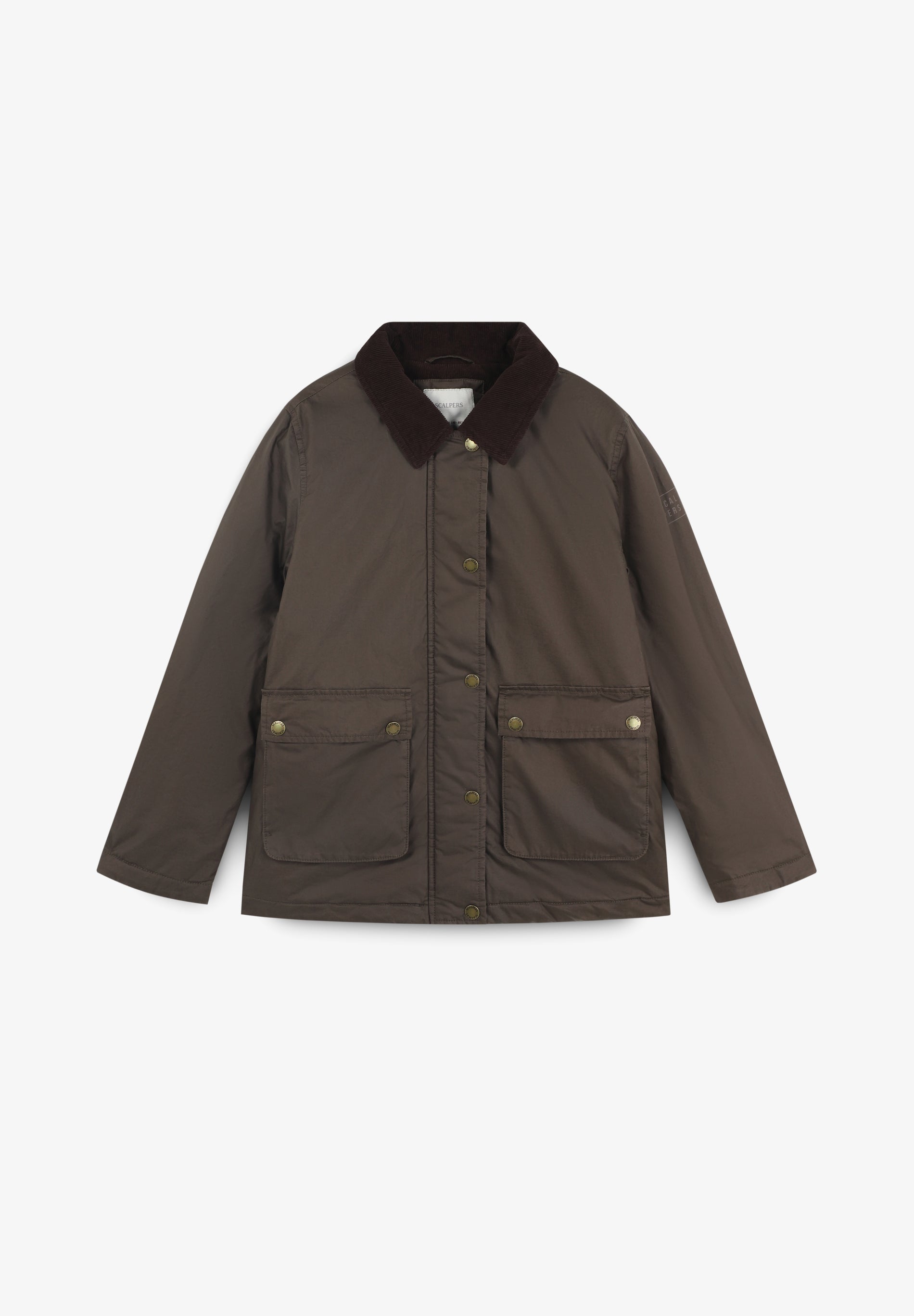 CONTRAST COLLAR JACKET