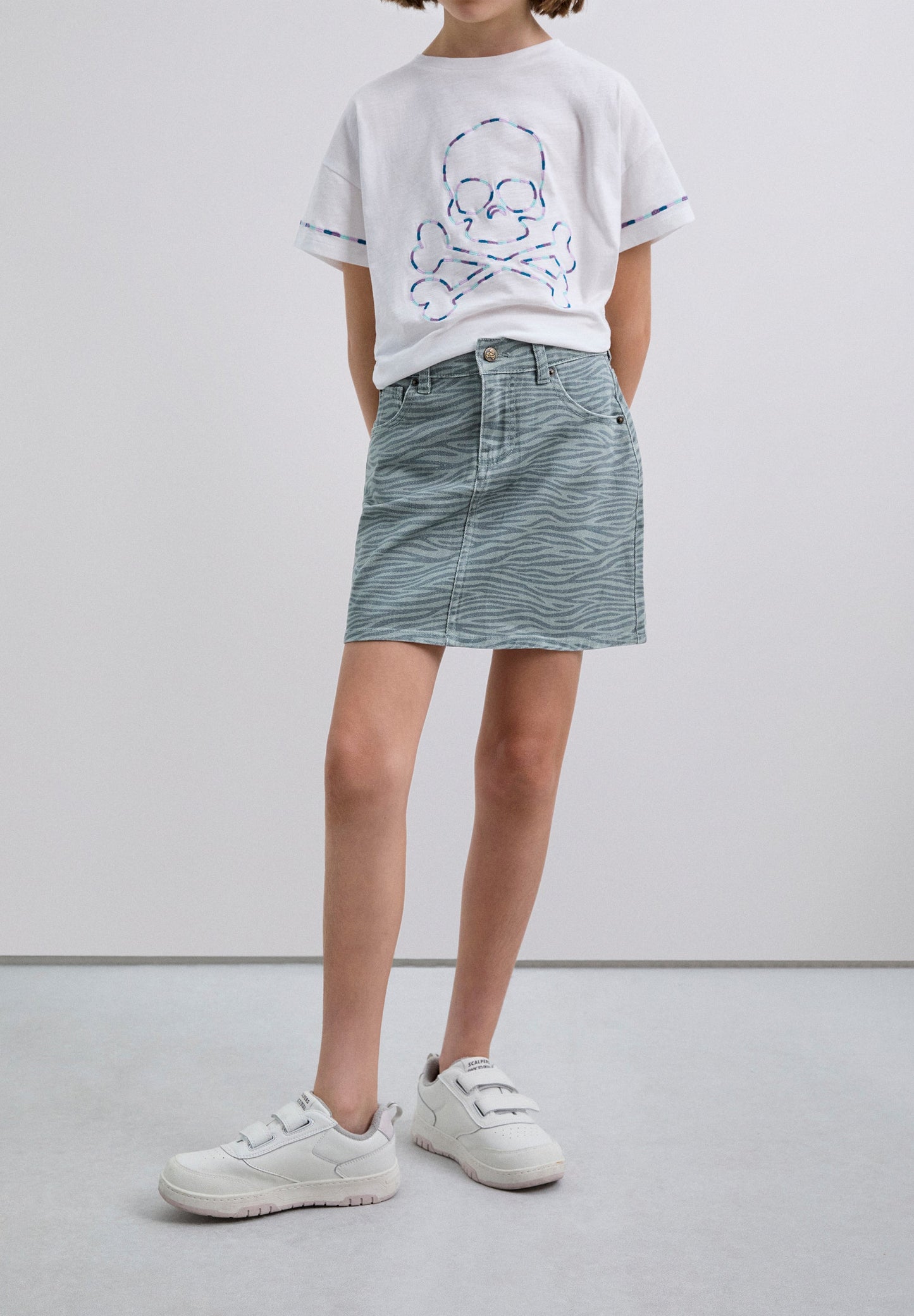 ZEBRA PRINT MINI SKIRT