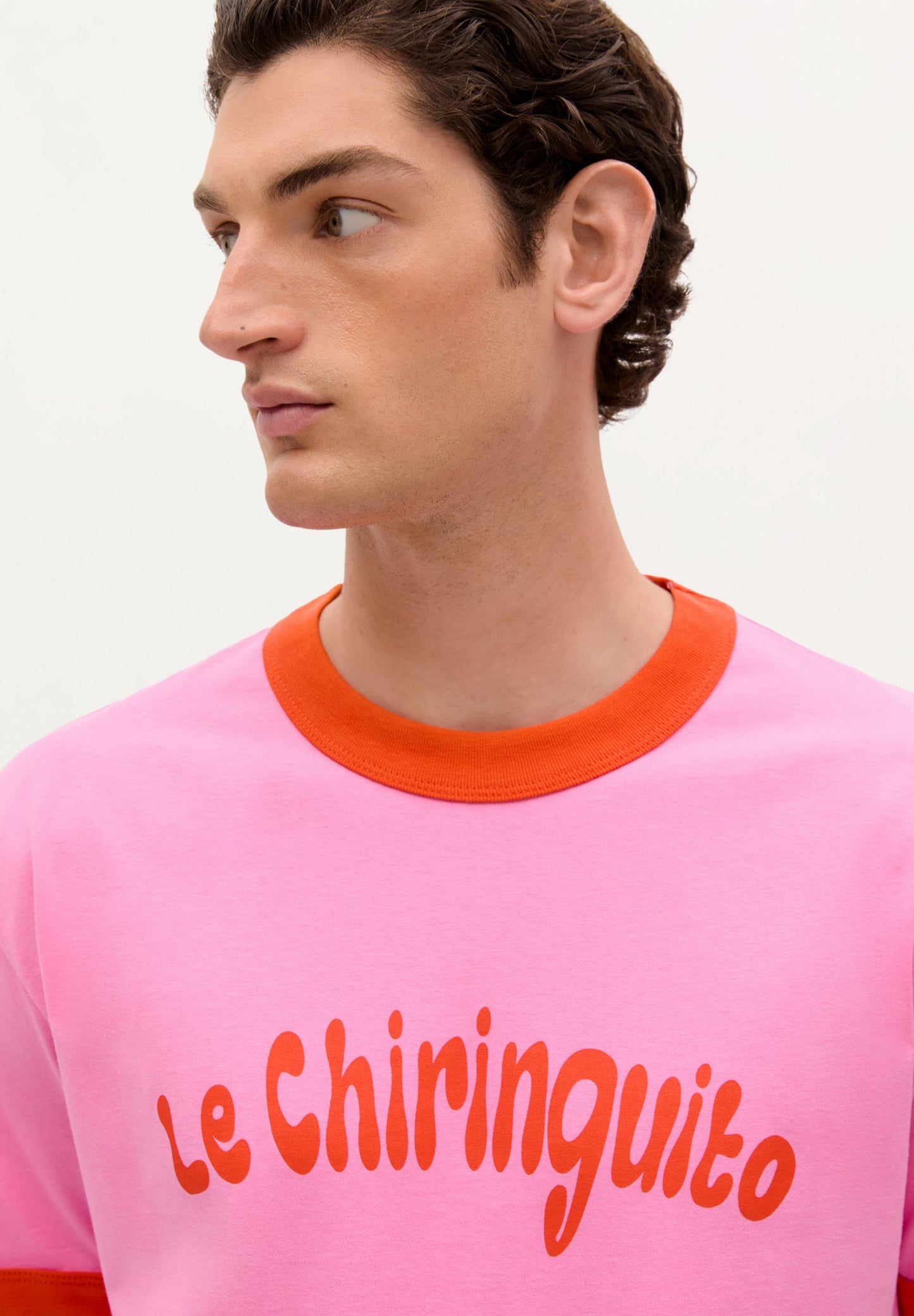 FRONT CONTRAST PRINT T-SHIRT | LE CHIRINGUITO