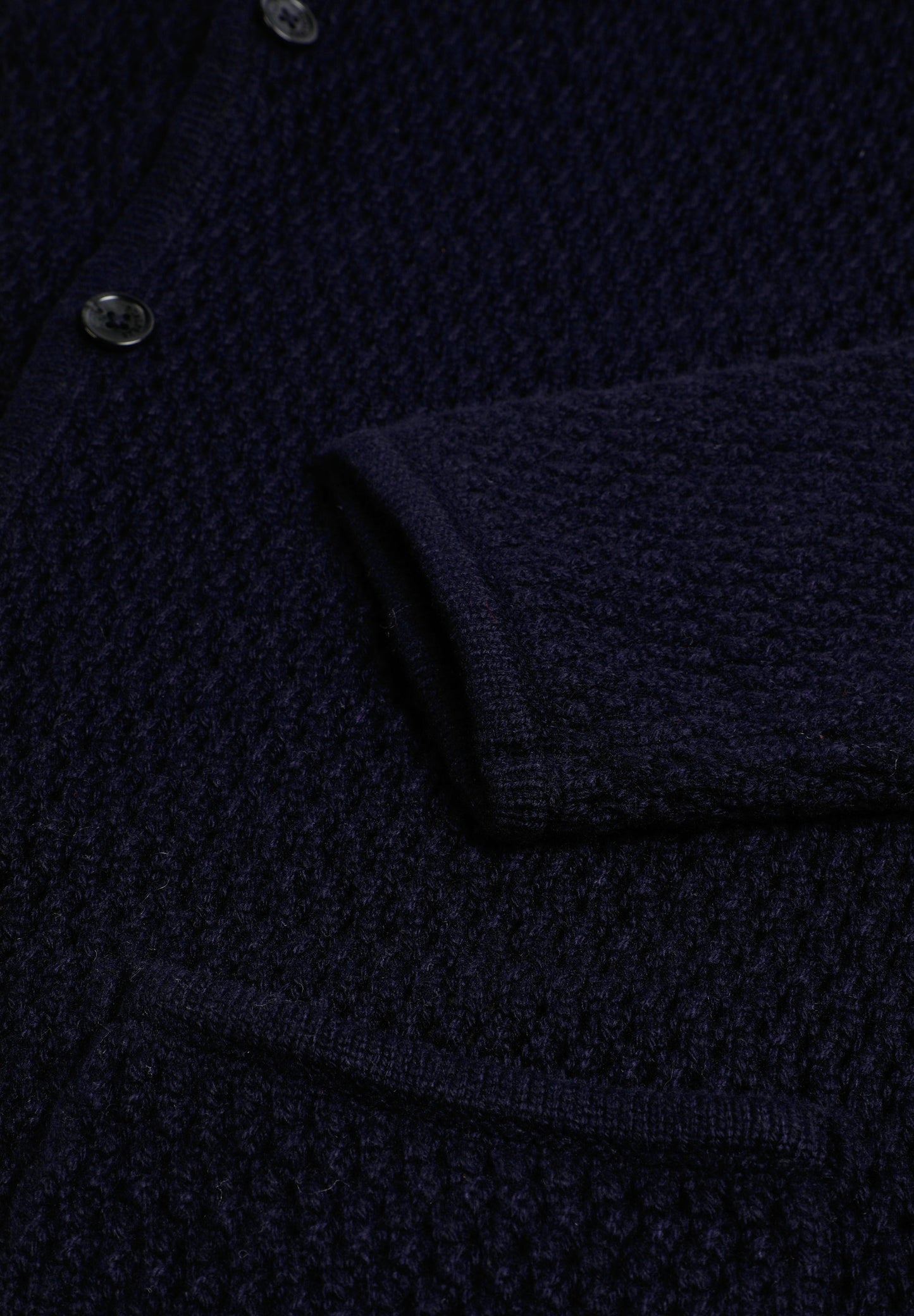COLLARED WOOL CARDIGAN