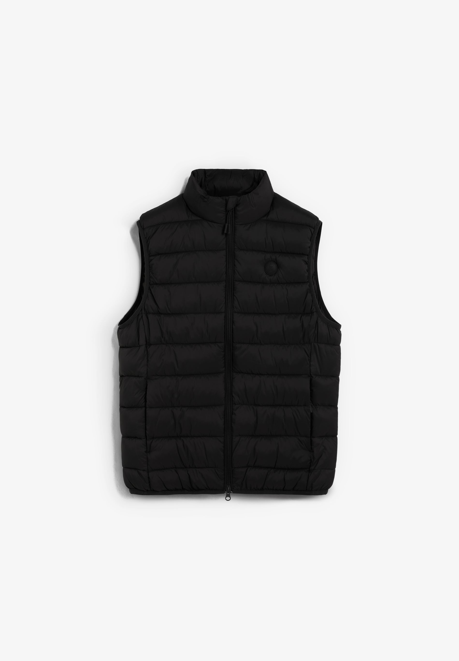 PUFFER GILET WITH SKULL