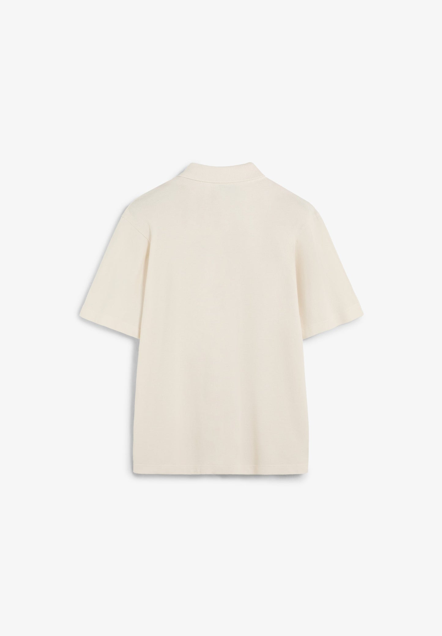 RELAXED PIQUÉ POLO CARDIGAN