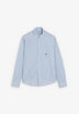 STRIPED SHIRT WITH EMBROIDERED LOGO
