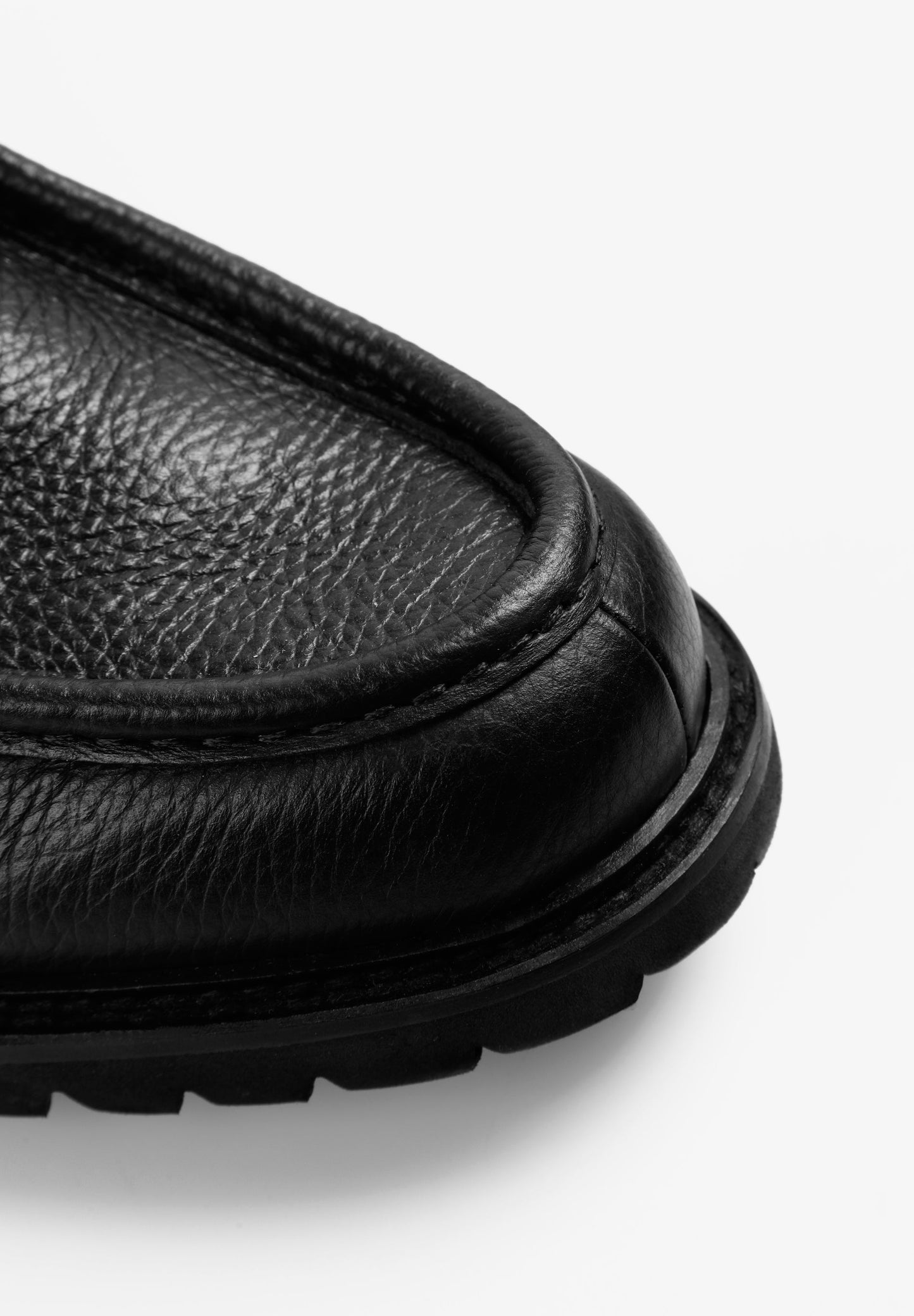 LEATHER SHOES WITH TRACK SOLES