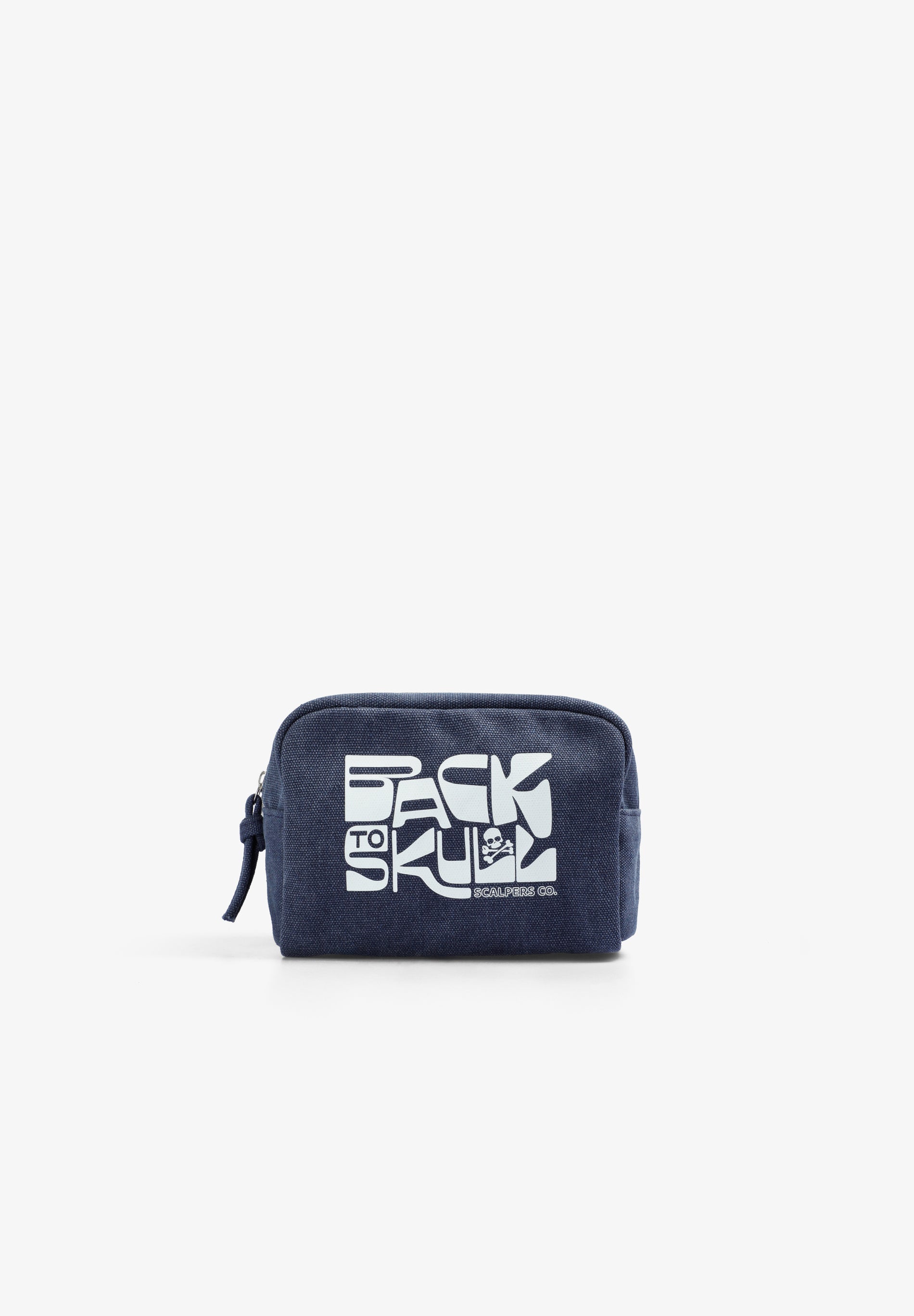BACK TO SKULL TOILETRY BAG