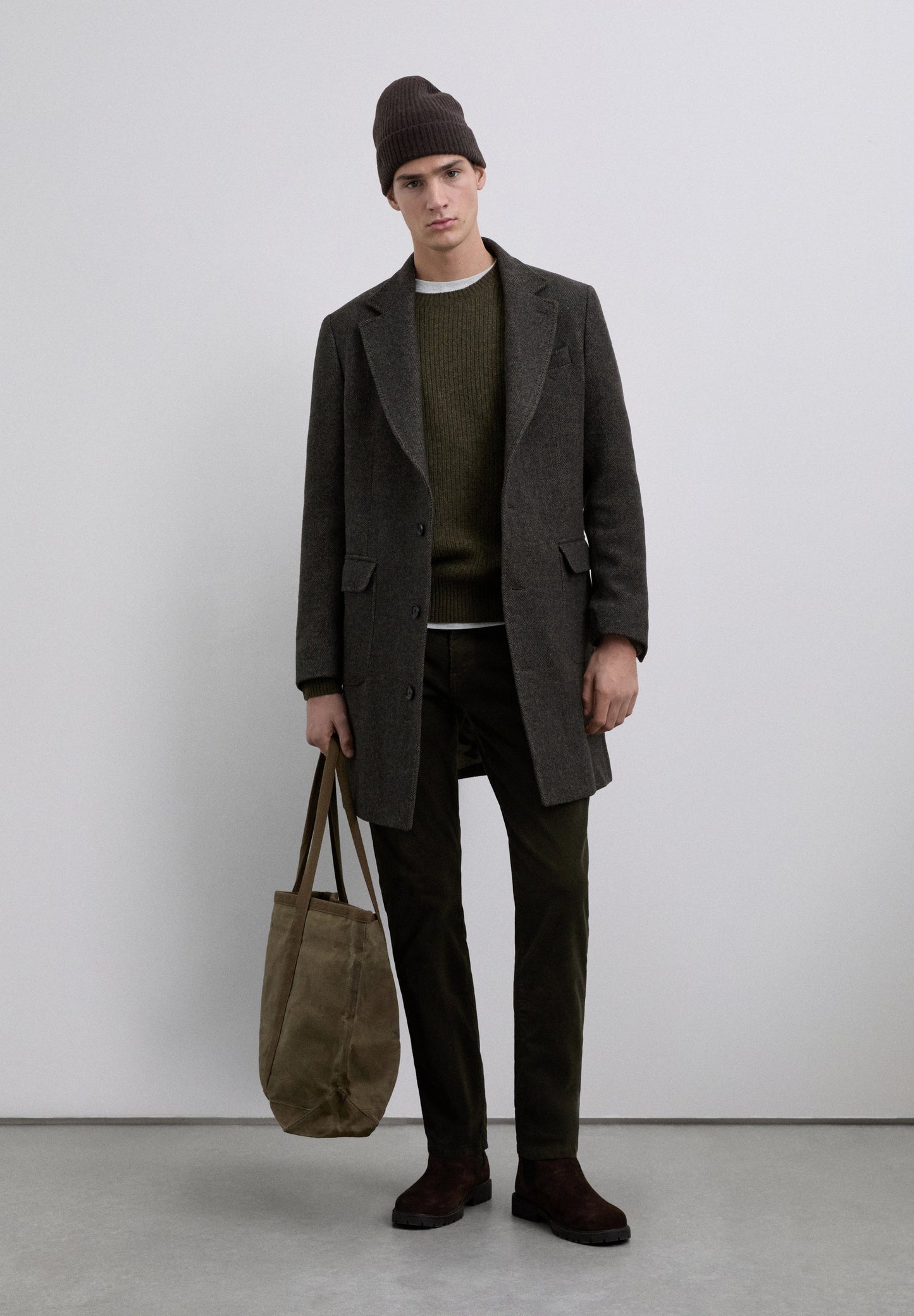 RIBBED MERINO WOOL SWEATER