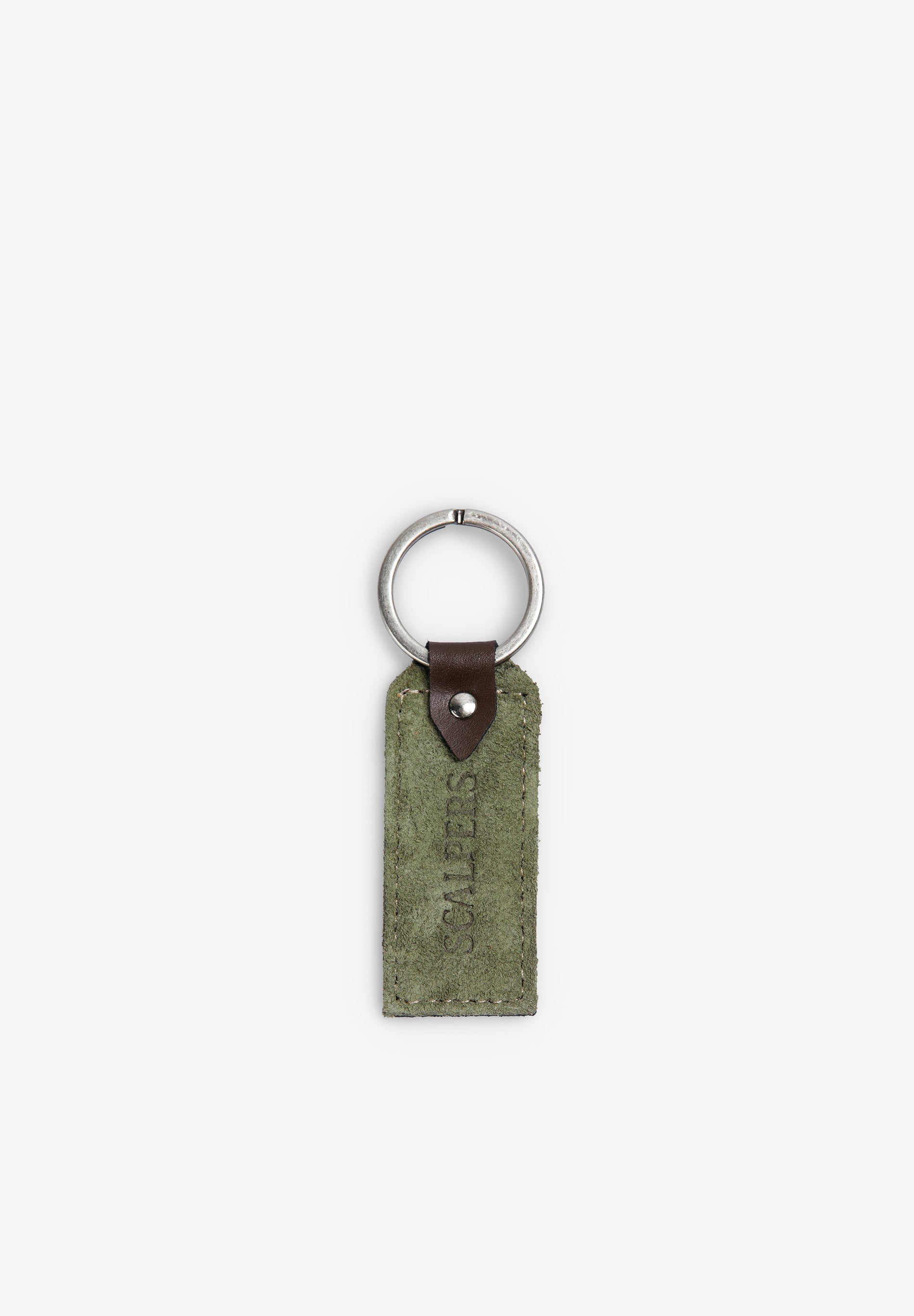 SCVINTAGE LEATHER KEYCHAIN