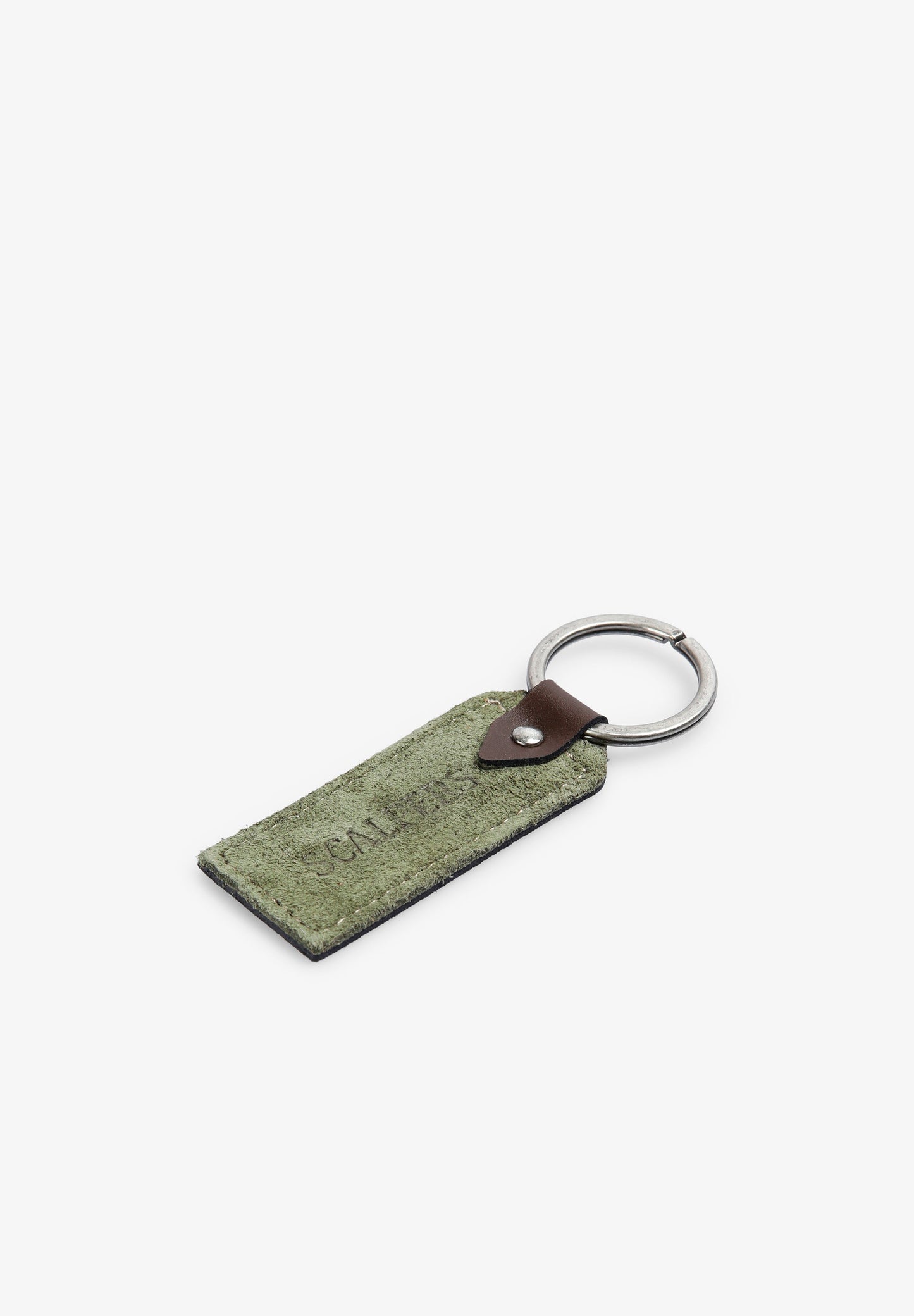 LEATHER KEYCHAIN ENGRAVED WITH LOGO